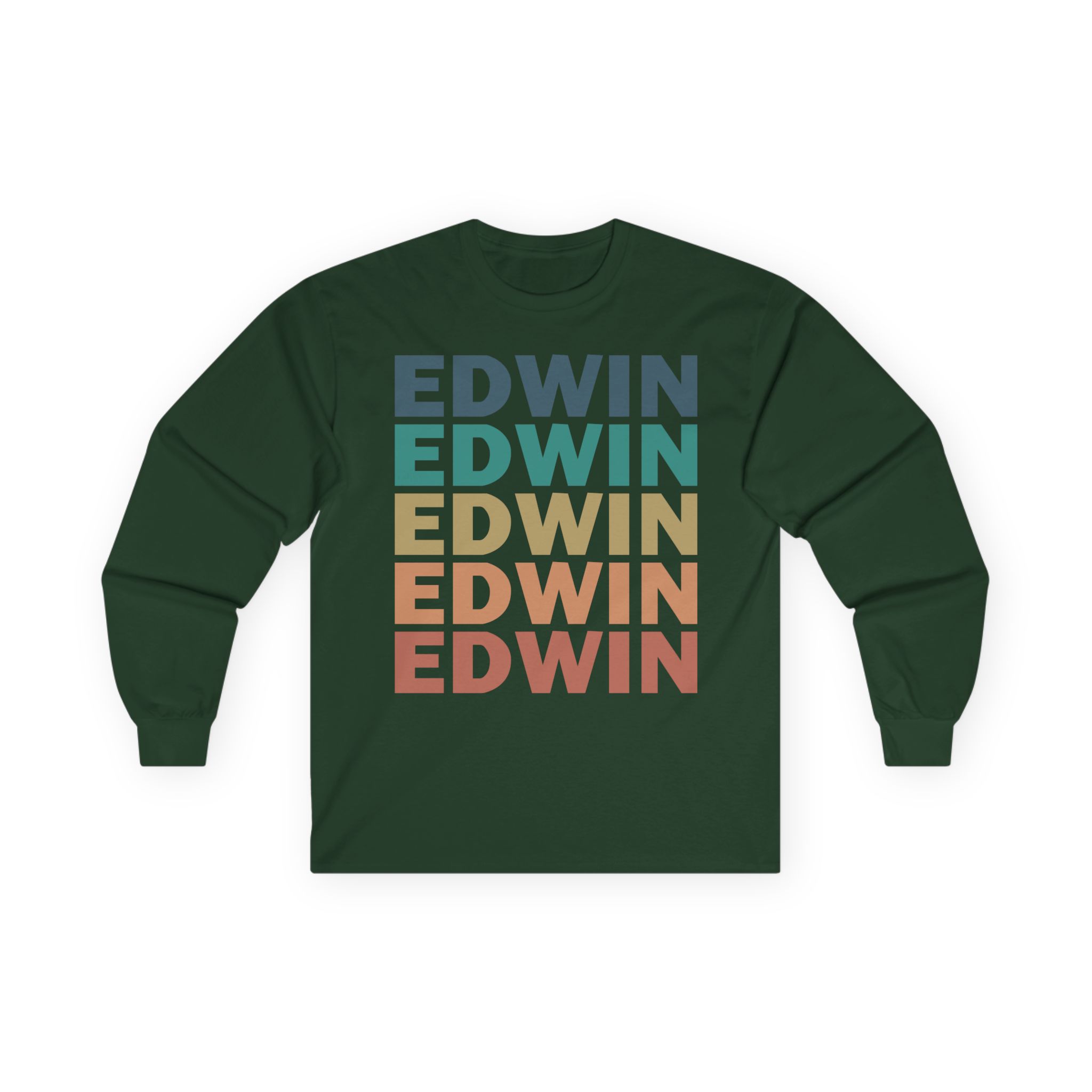 Edwin Rosen Retro Unisex Ultra Cotton Long Sleeve Tee