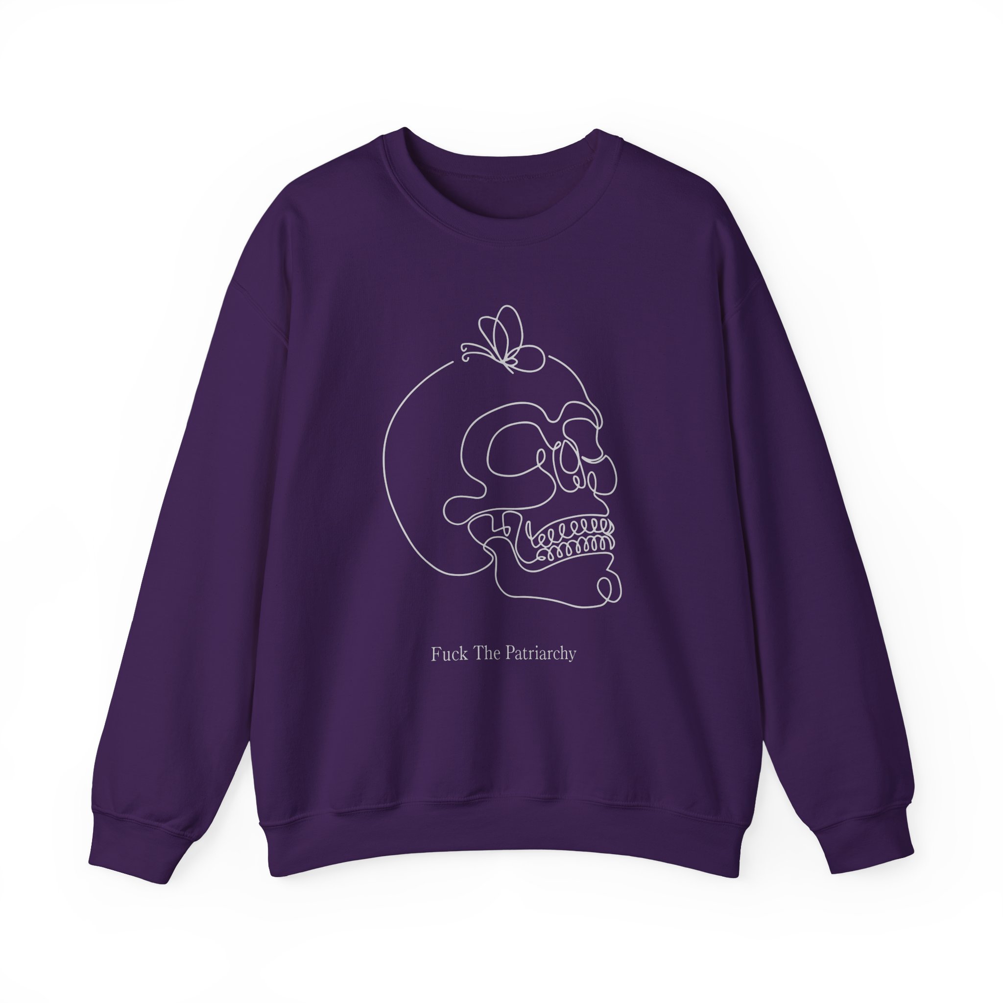 Qtcinderella Fuck the Patriarchy Unisex Heavy Blendâ„¢ Crewneck Sweatshirt