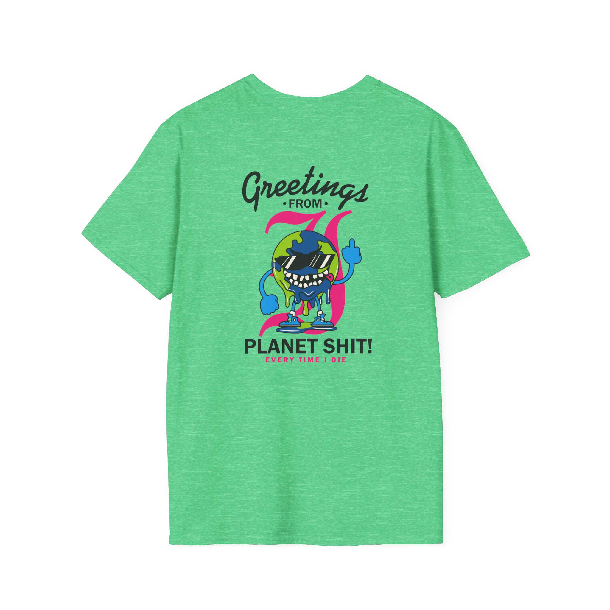 Every Time I Die Planet Unisex Softstyle T-shirt