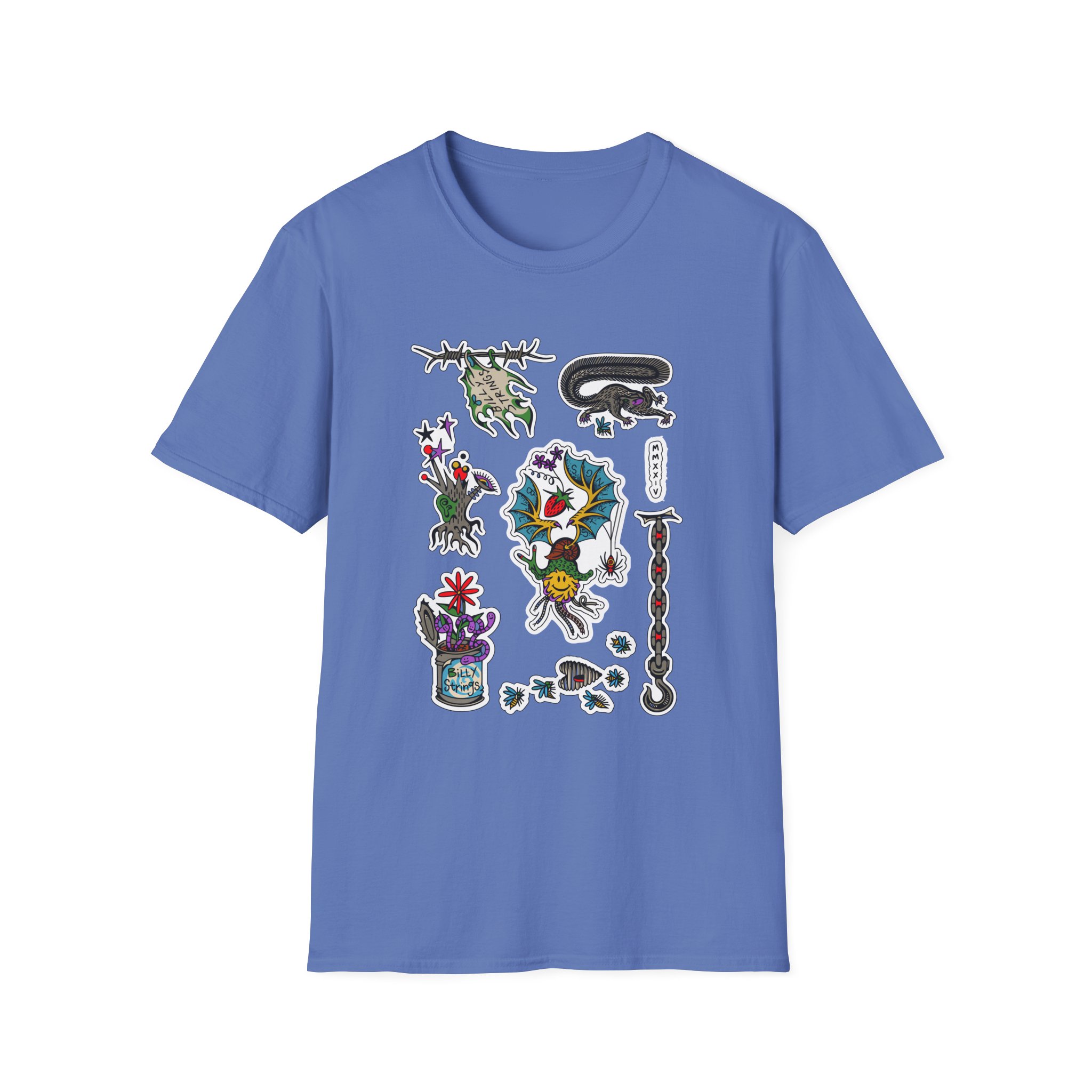 Billy Strings Flash Sheet Unisex Softstyle T-Shirt