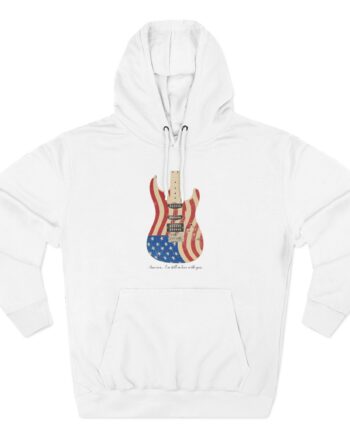 Clint Black Guitar Three-Panel Fleece Hoodie