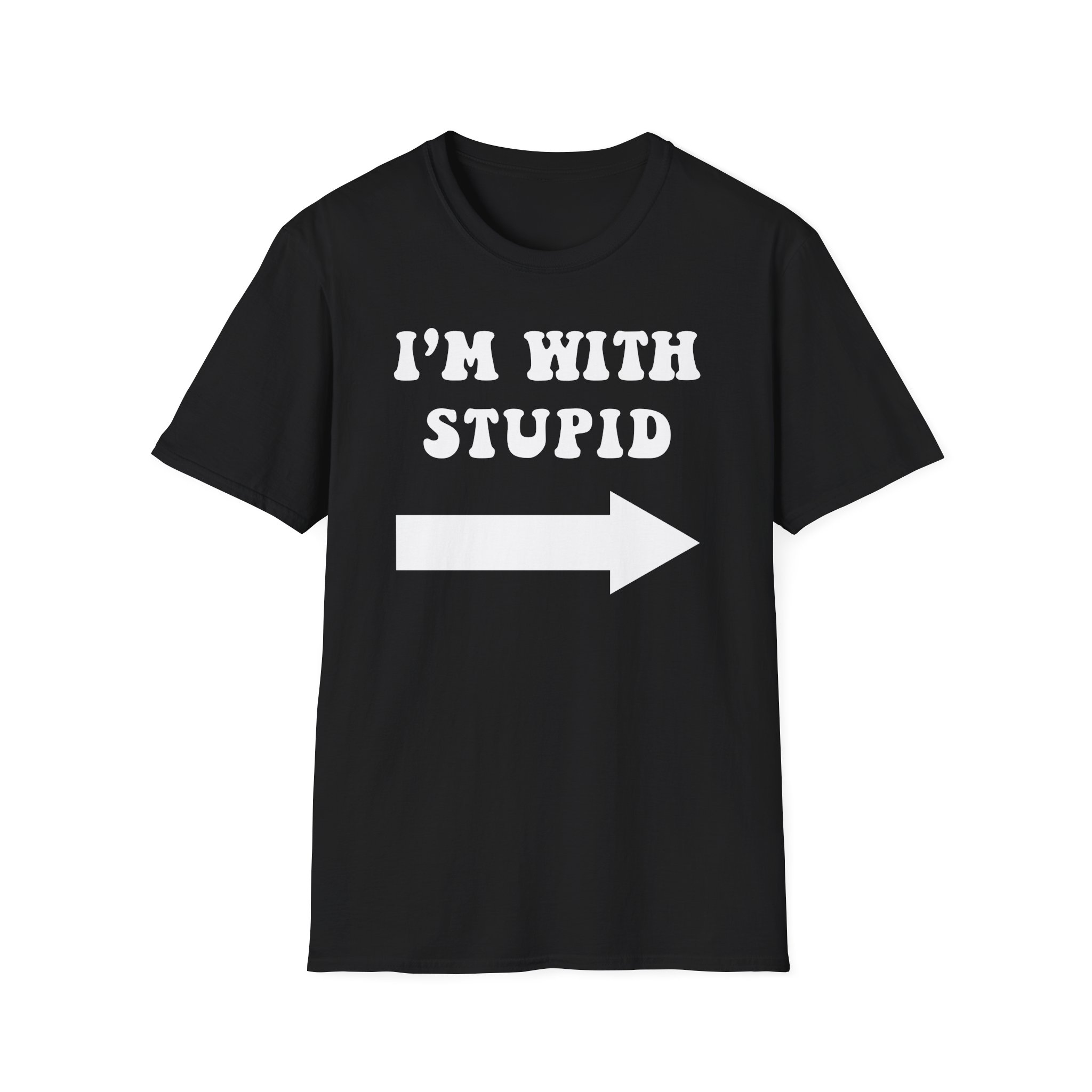 Jimmy Kimmel I'm With Stupid Unisex Softstyle T-Shirt