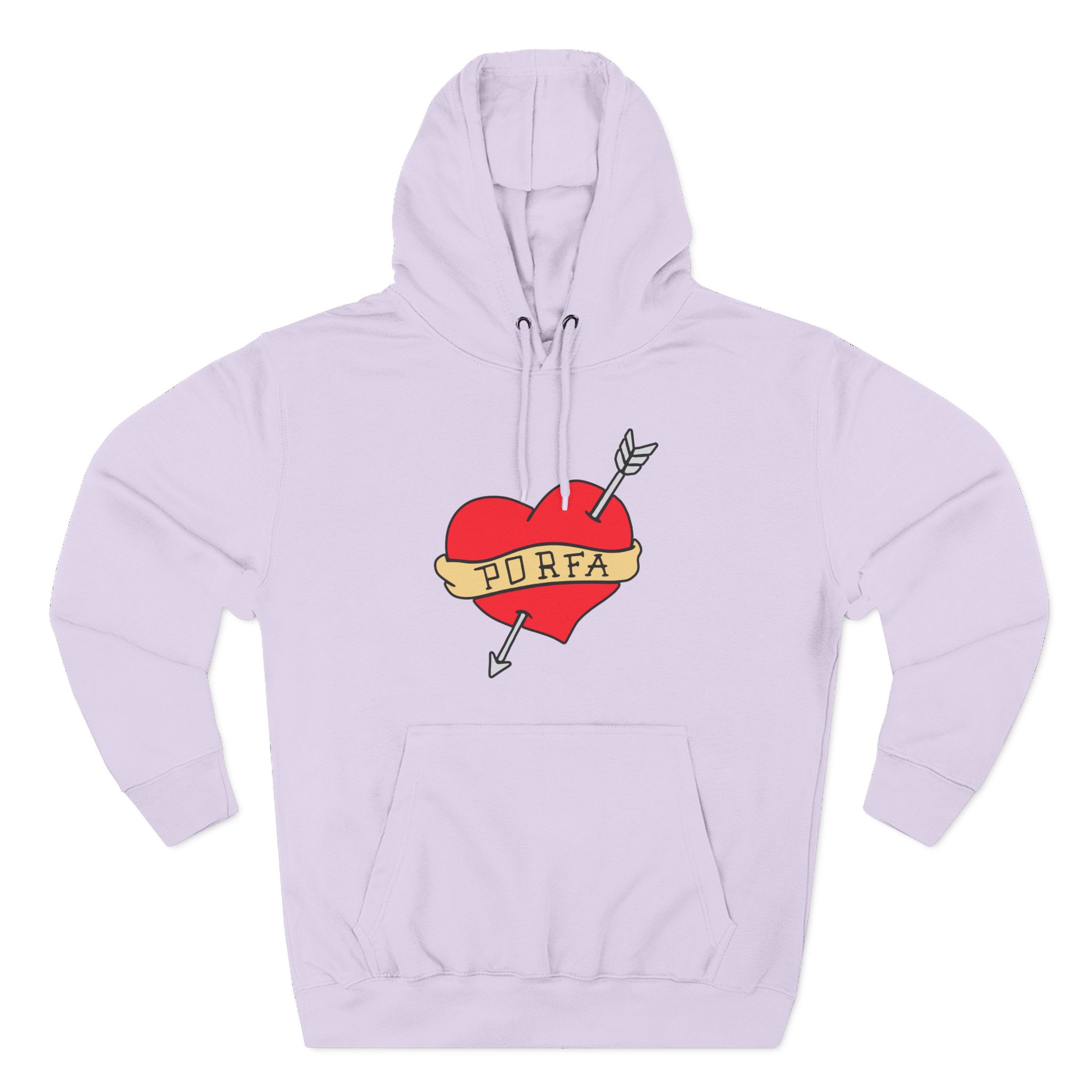 Porfa Lovestruck Three-Panel Fleece Hoodie
