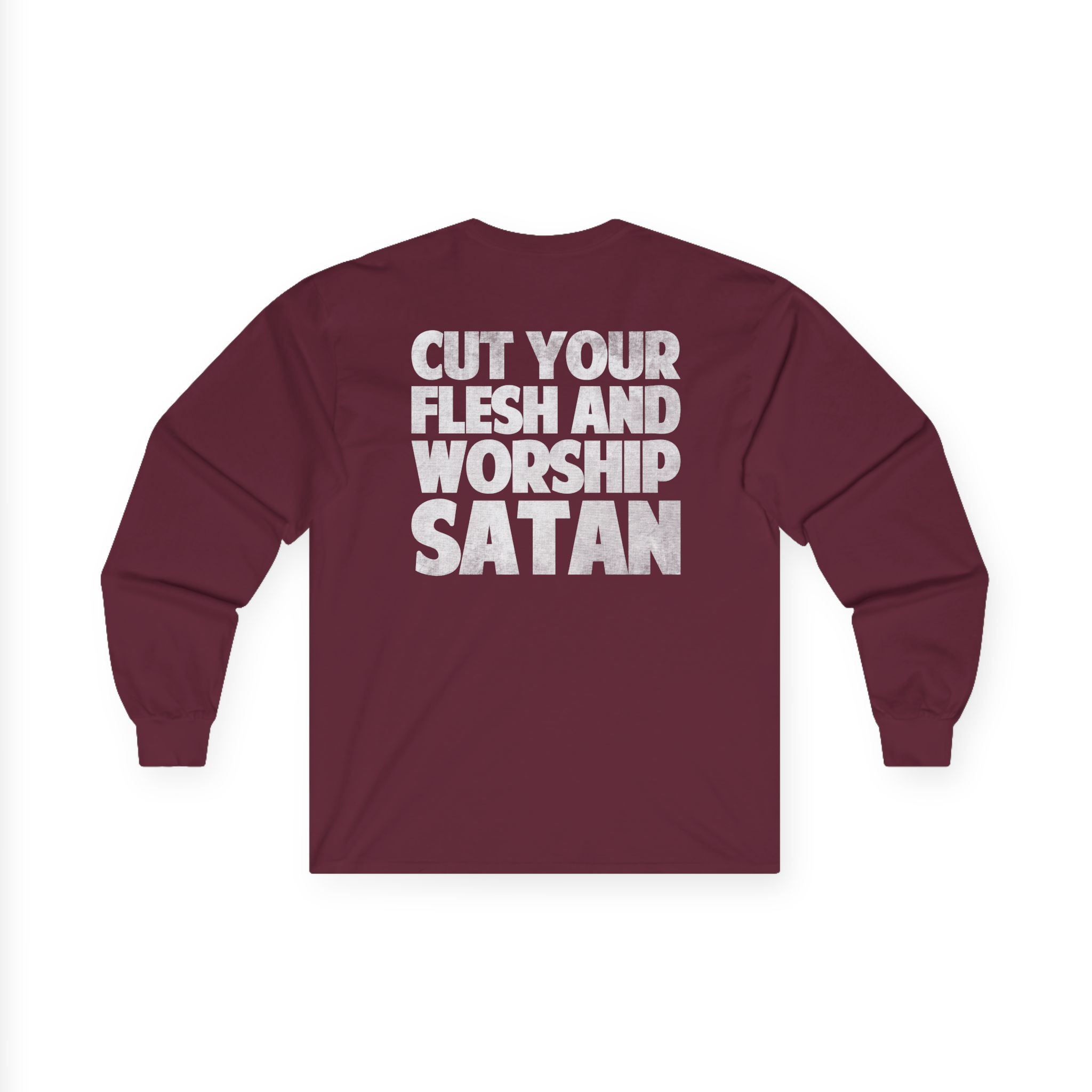 Antaeus Cut Your Flesh and Worship Satan Unisex Ultra Cotton Long Sleeve Tee
