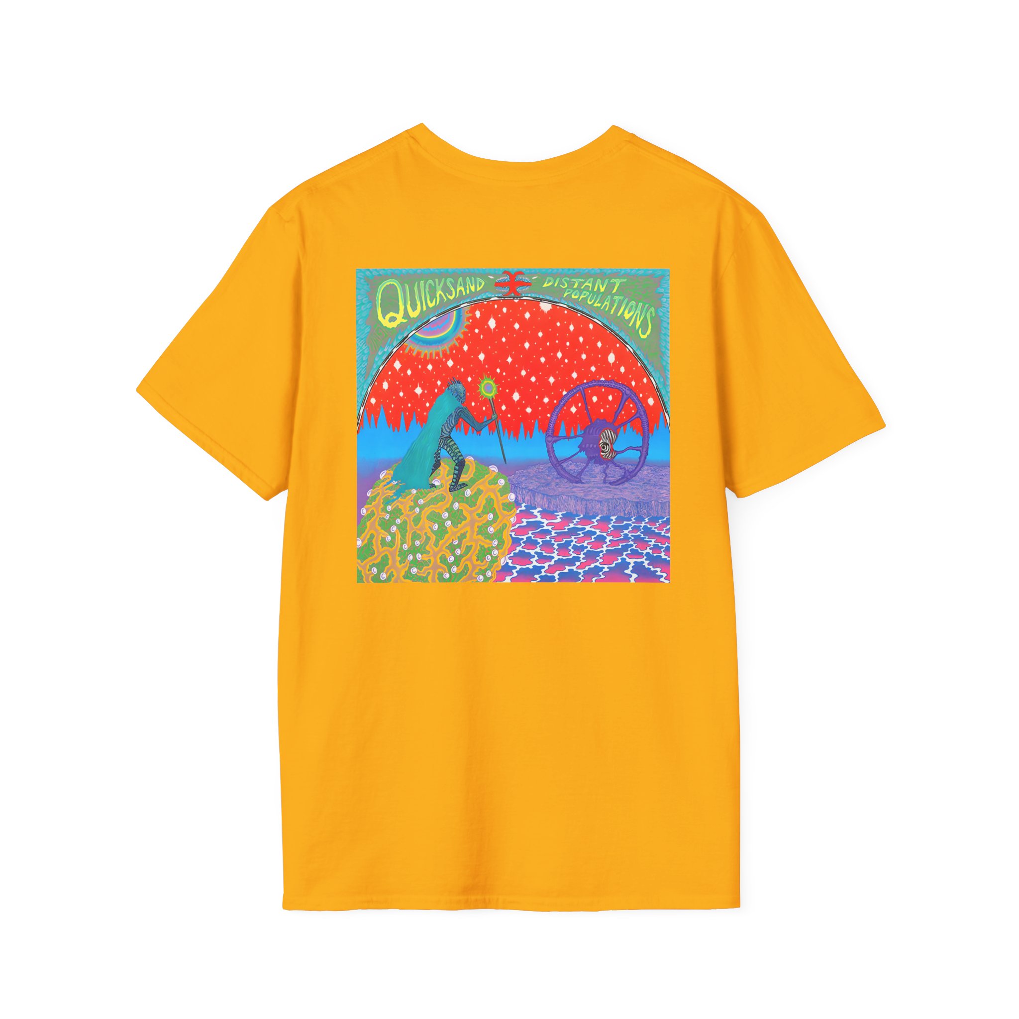 Quicksand Distant Populations Unisex Softstyle T-Shirt