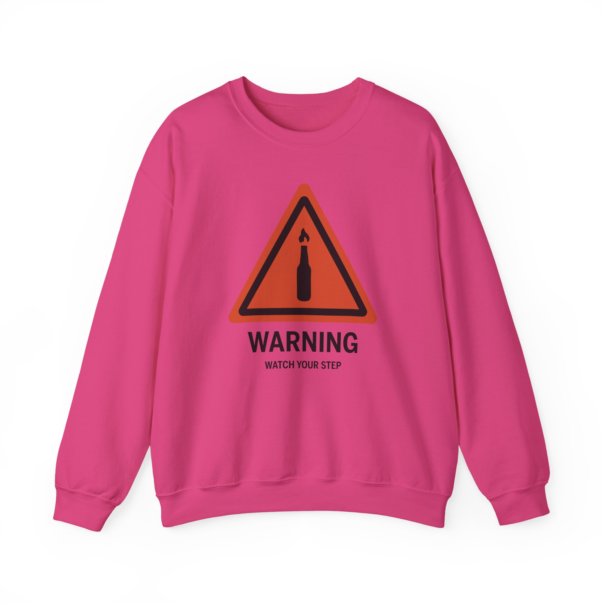 Summit1g Warning Watch Your Step Unisex Heavy Blendâ„¢ Crewneck Sweatshirt