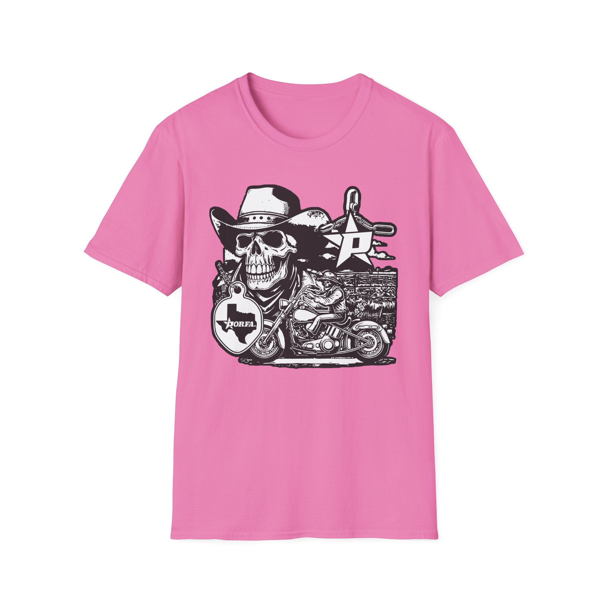 Porfa Texas Ride Unisex Softstyle T-Shirt