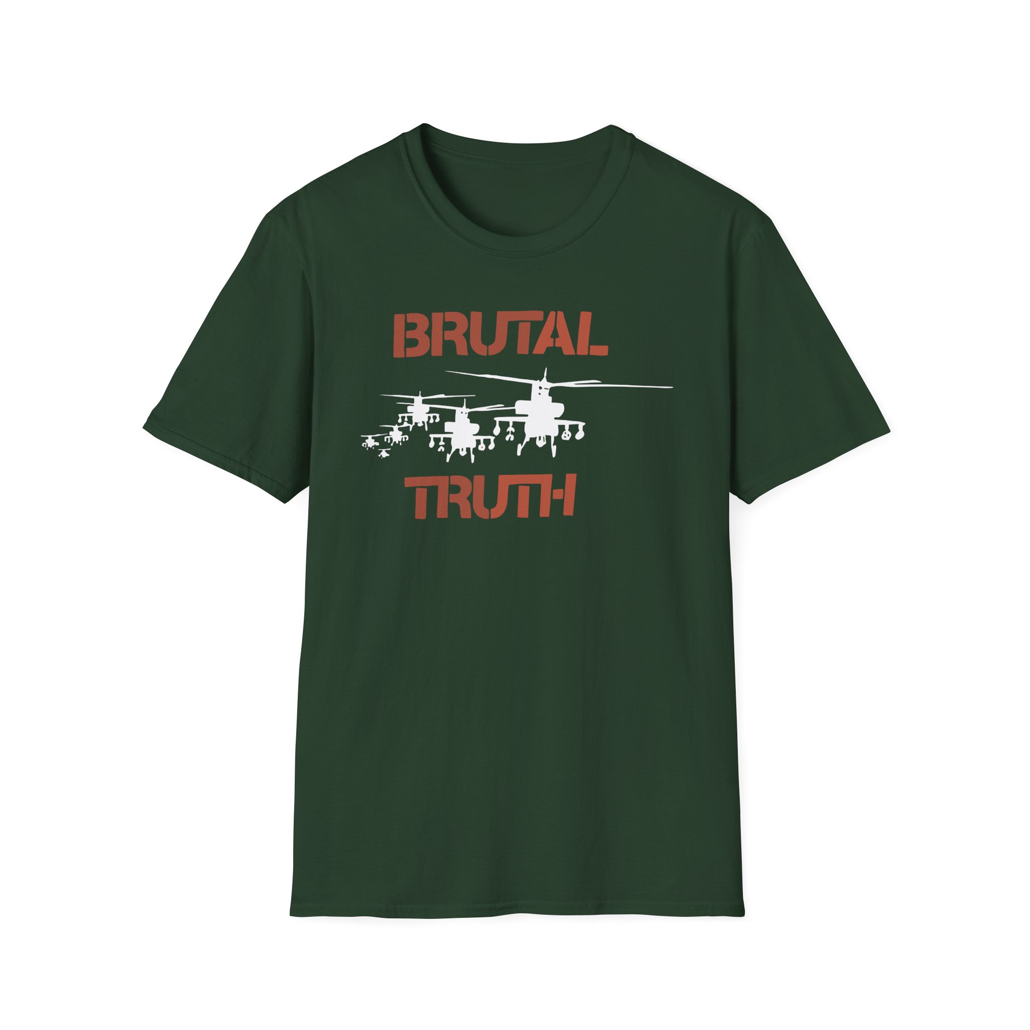 Brutal Truth American Grindcore Band Promo Unisex Softstyle T-Shirt