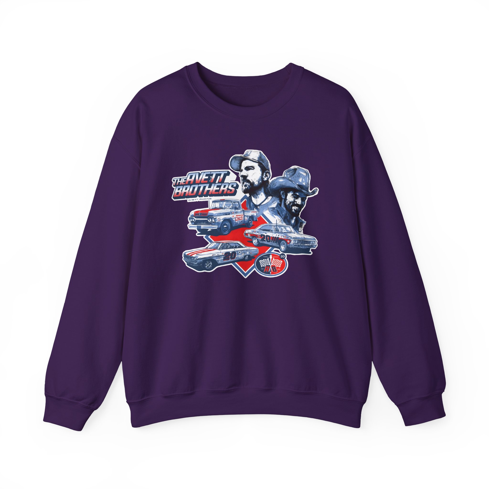 Avett Brothers Vintage Car Unisex Heavy Blendâ„¢ Crewneck Sweatshirt