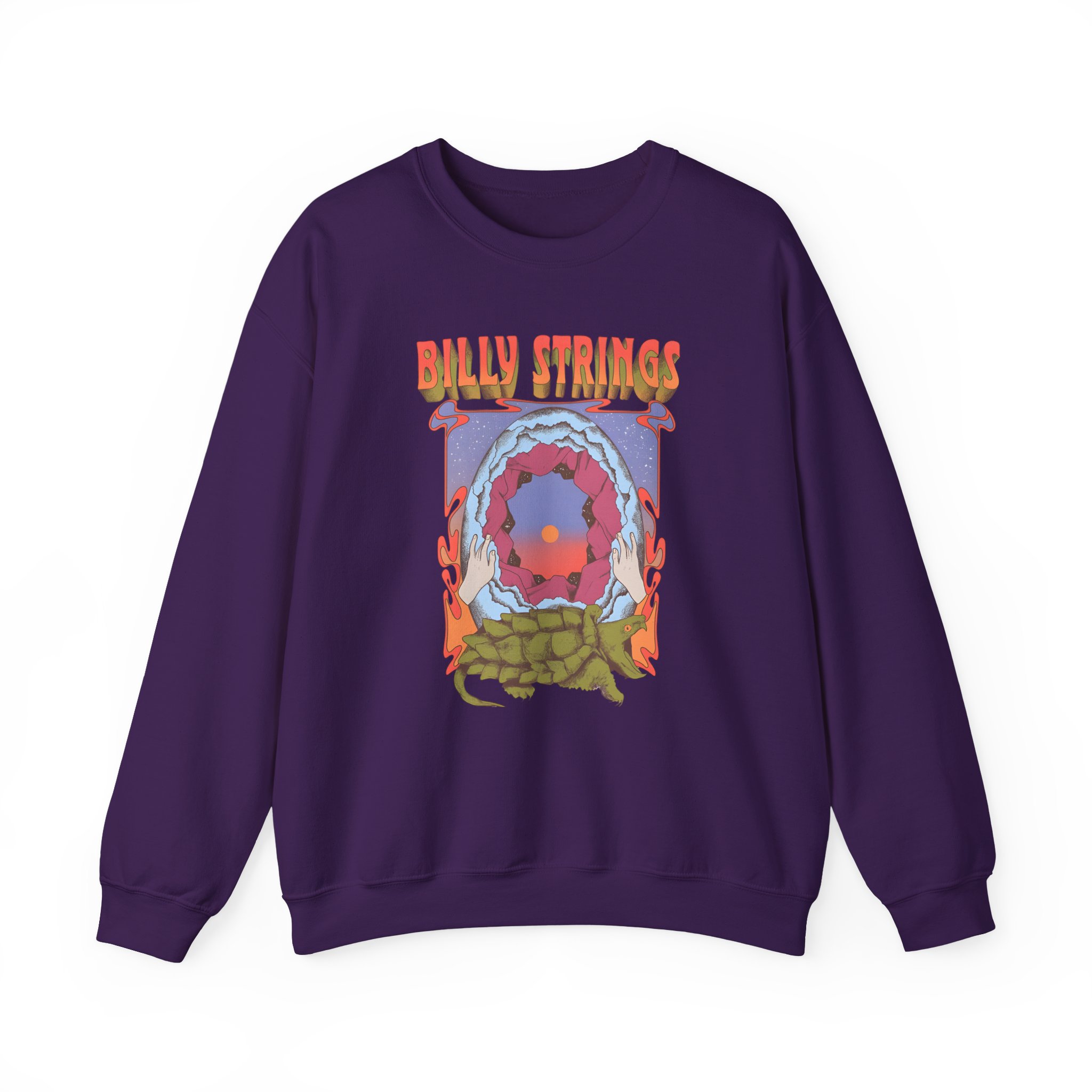 Billy Strings Snapping Turtle Unisex Heavy Blendâ„¢ Crewneck Sweatshirt