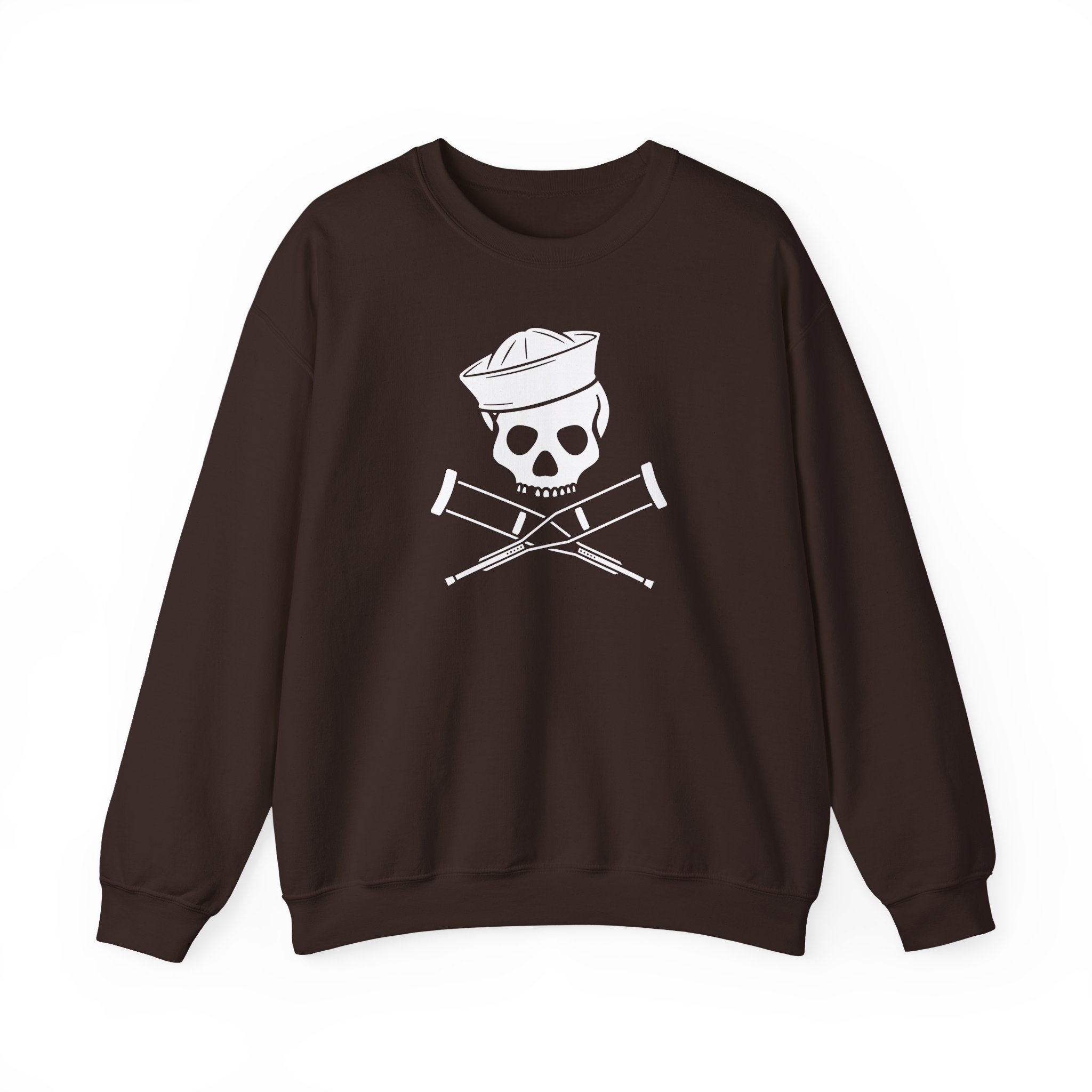 Jackass Sailor Skull & Crossbones Unisex Heavy Blendâ„¢ Crewneck Sweatshirt