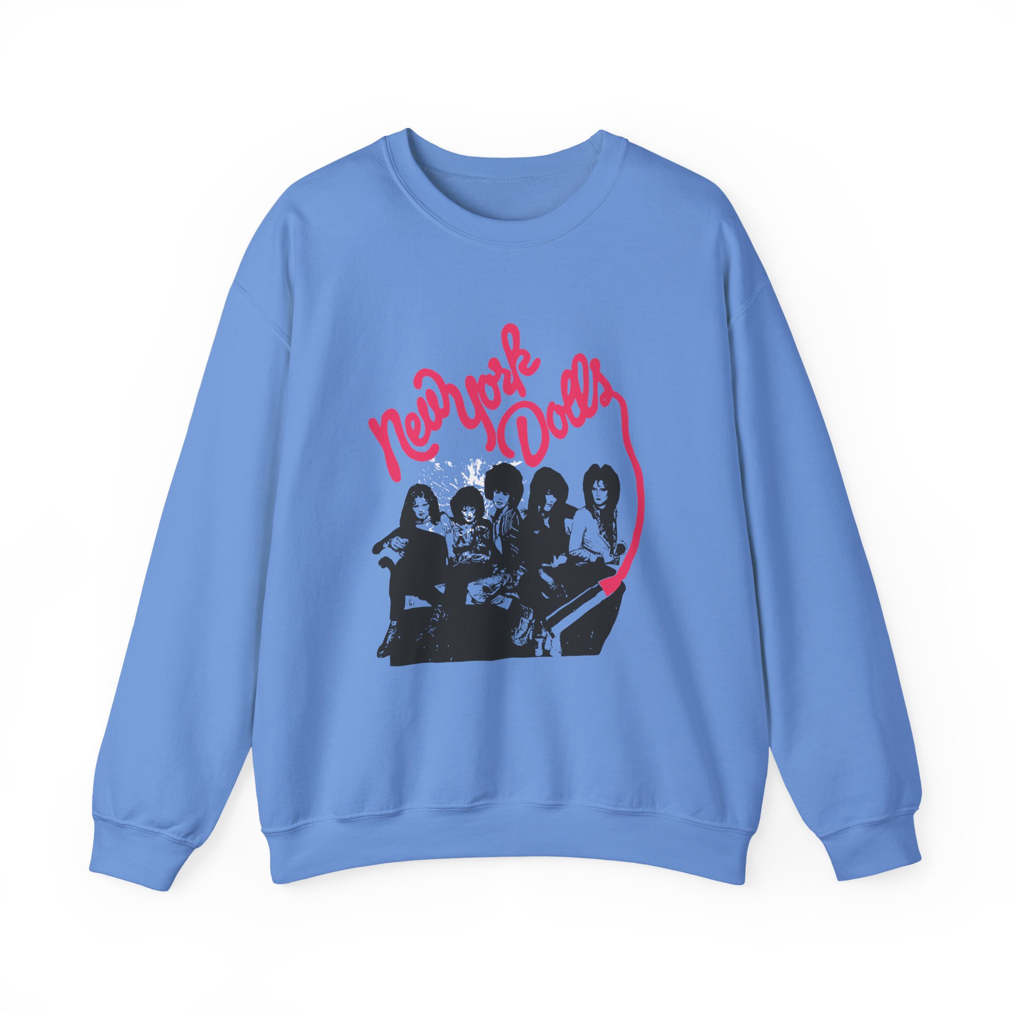 New York Dolls Lipstick Logo Unisex Heavy Blendâ„¢ Crewneck Sweatshirt