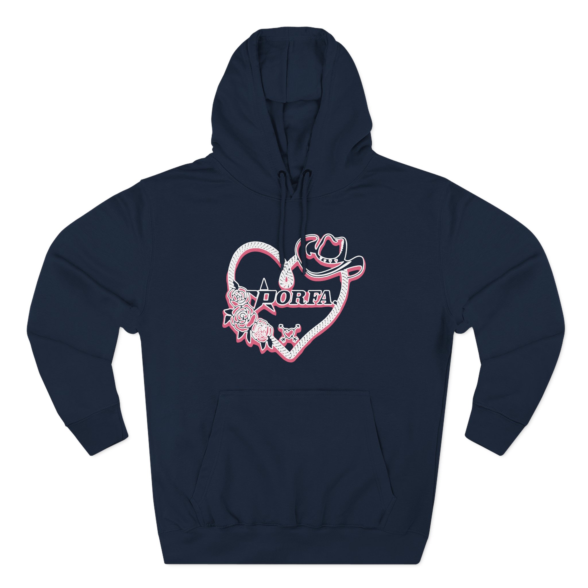 Porfa Love Lasso Three-Panel Fleece Hoodie