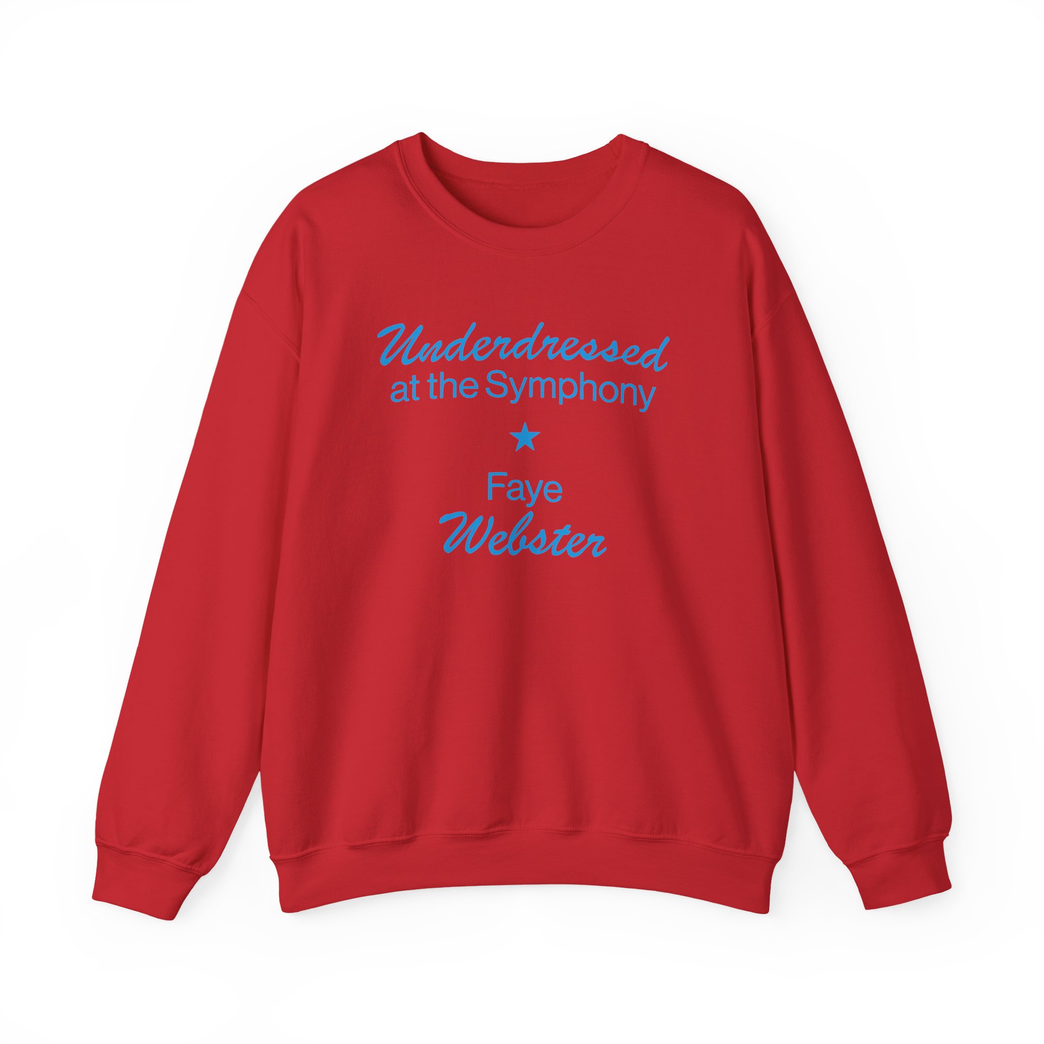 Faye Webster Underdressed at the Symphony 2024 Tour Unisex Heavy Blendâ„¢ Crewneck Sweatshirt