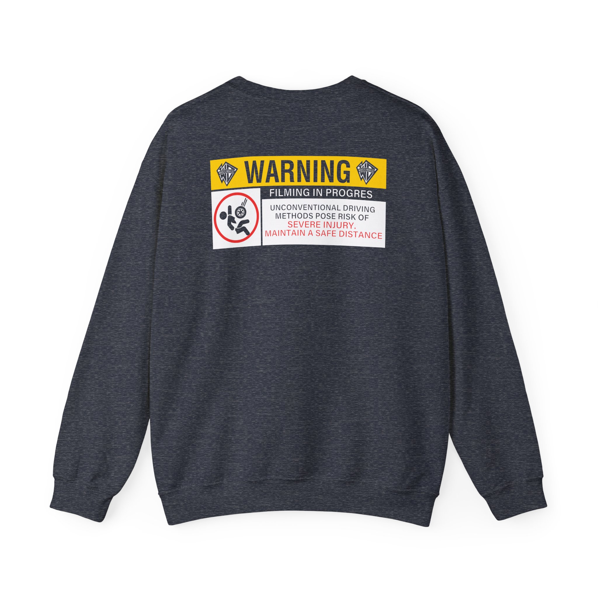 Monstermax Unconventional Driving Unisex Heavy Blendâ„¢ Crewneck Sweatshirt