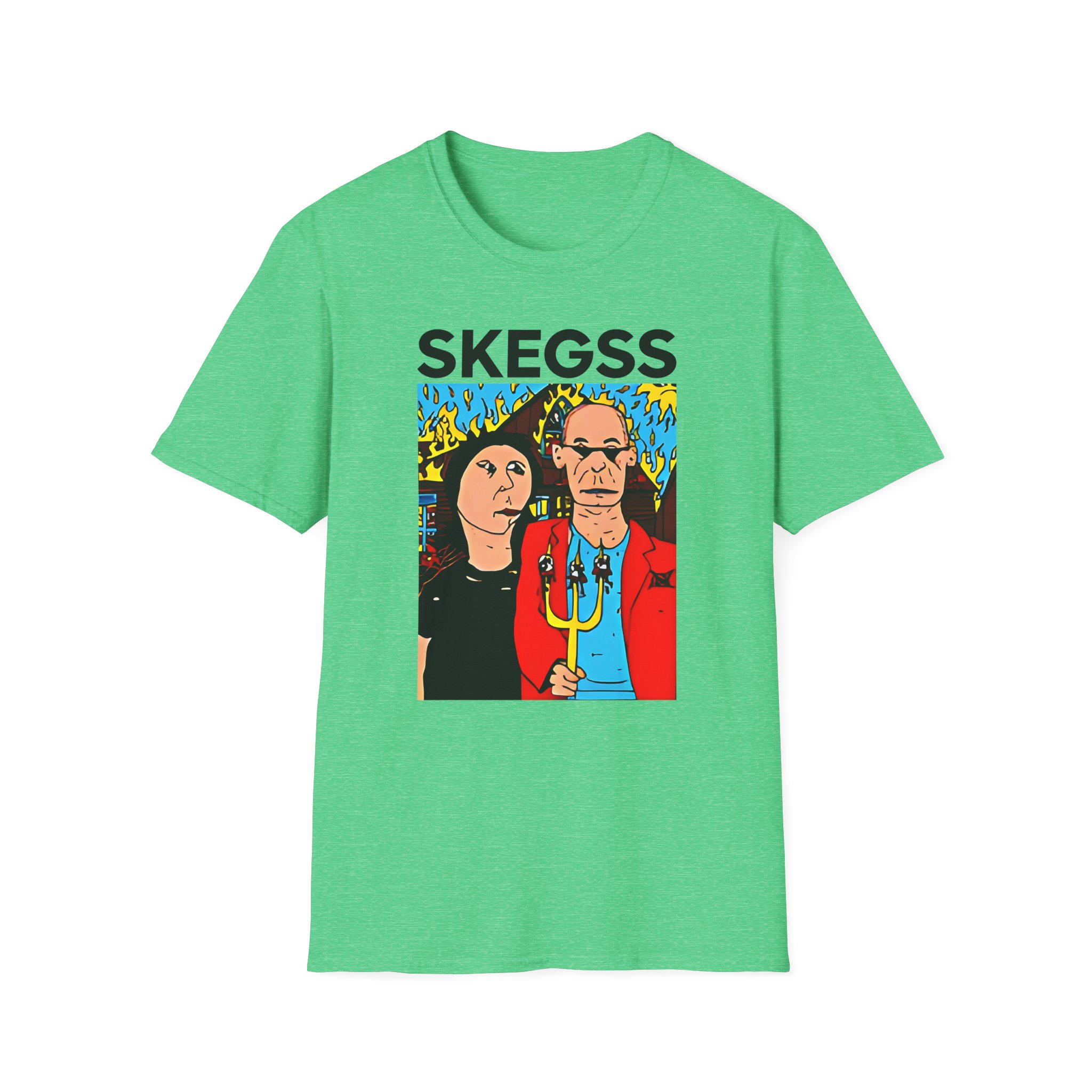 Skegss Gothic America Unisex Softstyle T-Shirt