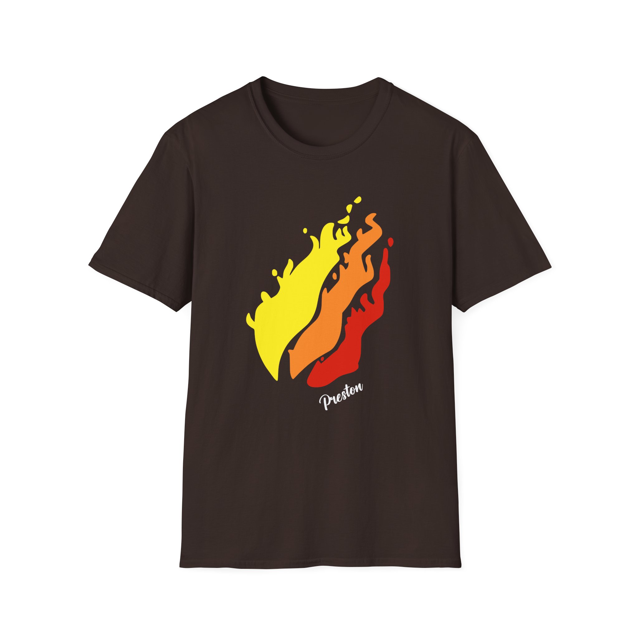 Preston Flame Unisex Softstyle T-Shirt