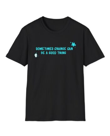 Heartstopper Sometimes Change Can Be a Good Thing Unisex Softstyle T-Shirt