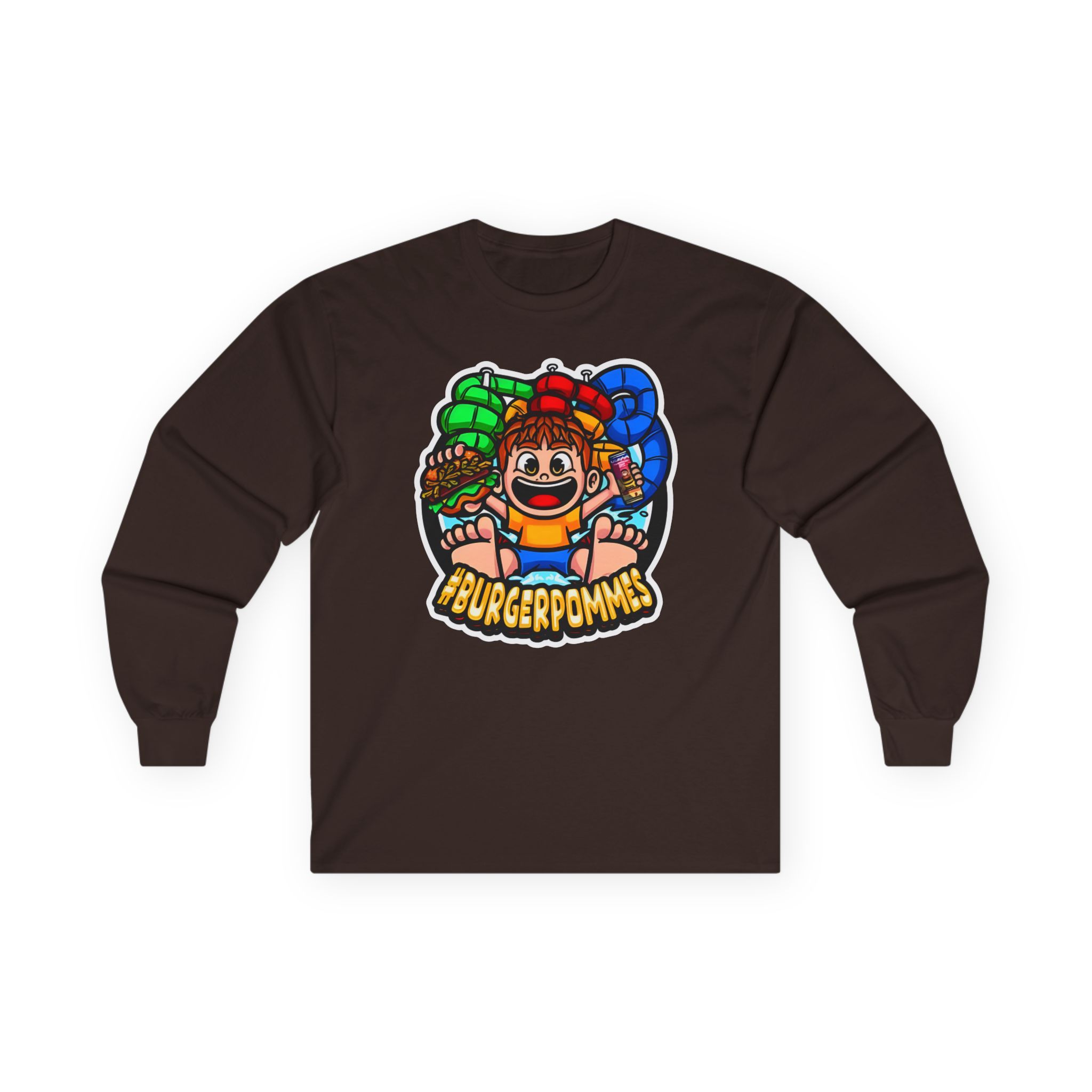 Burger Pommes Unisex Ultra Cotton Long Sleeve Tee