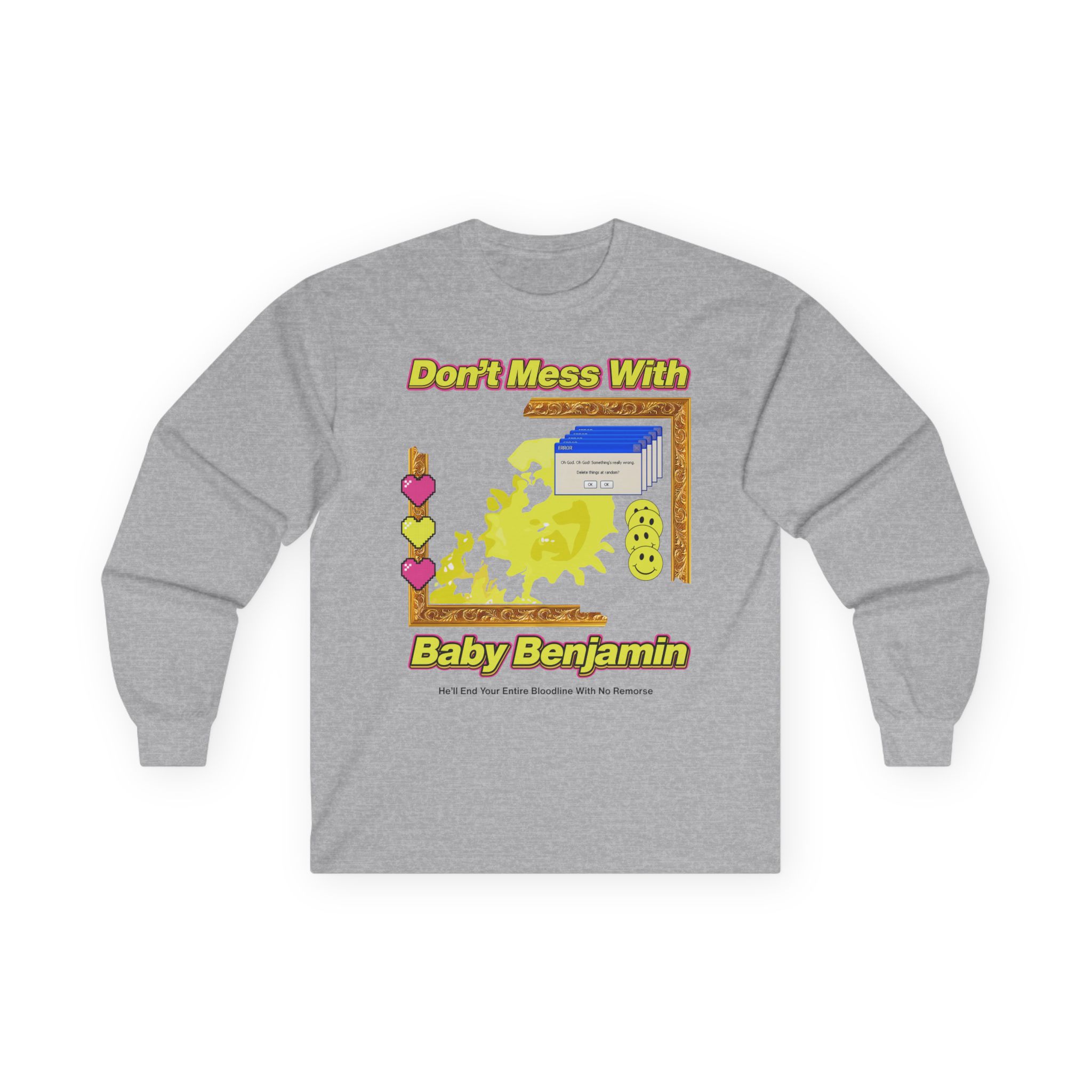 Garrett Watts Don't Mess With Baby Benjamin Unisex Ultra Cotton Long Sleeve Tee