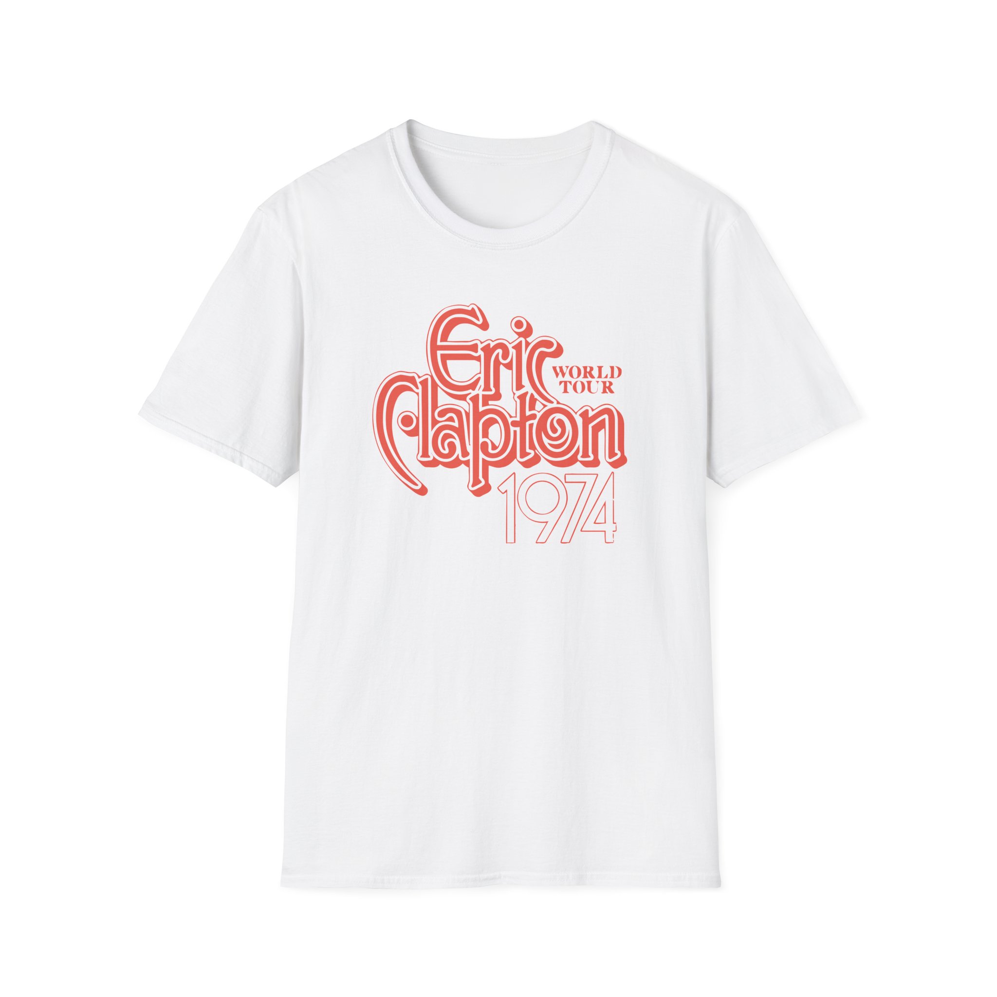 Eric Clapton World Tour 1974 Unisex Softstyle T-Shirt