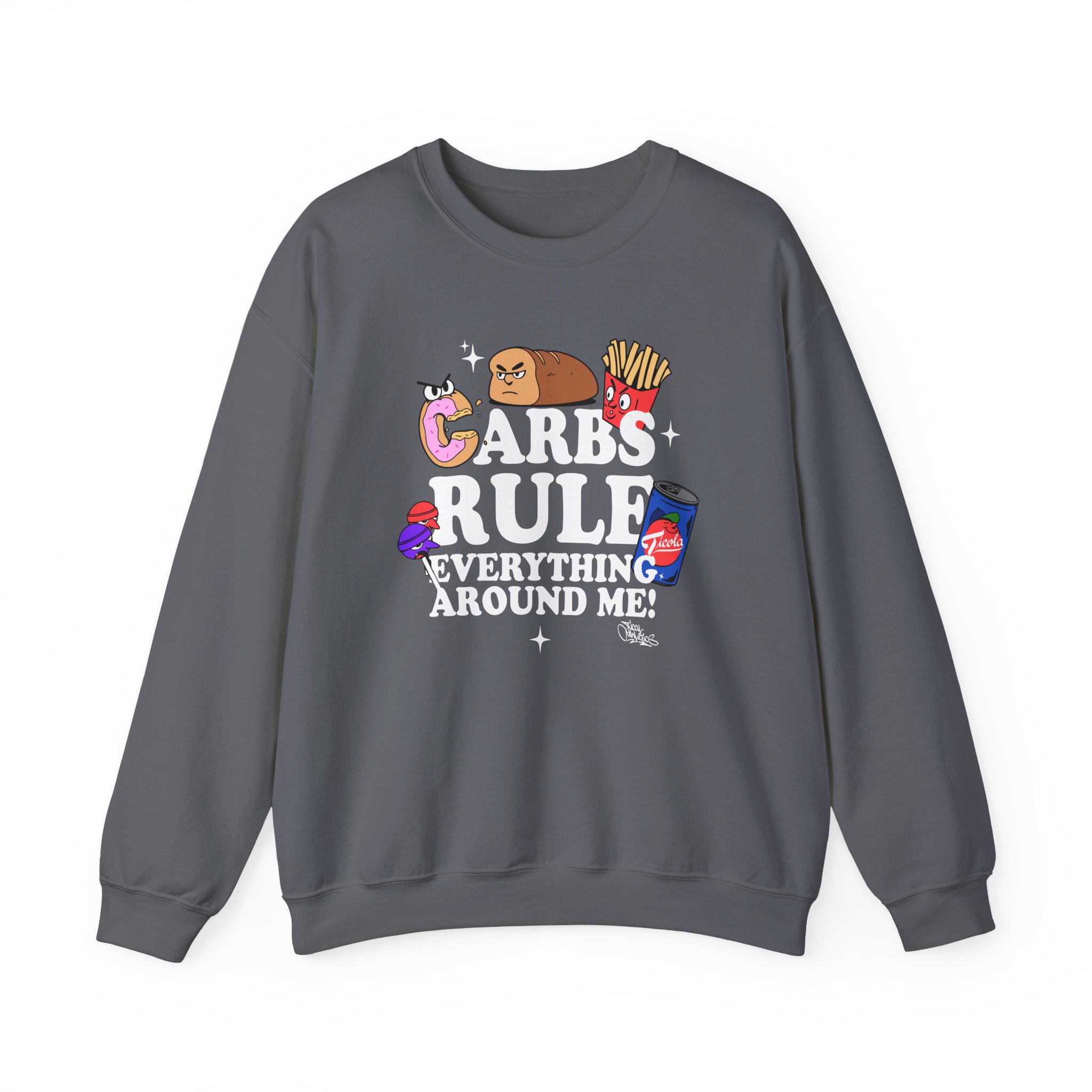 Method Man Carbs Rule Everything Around Me Unisex Heavy Blendâ„¢ Crewneck Sweatshirt