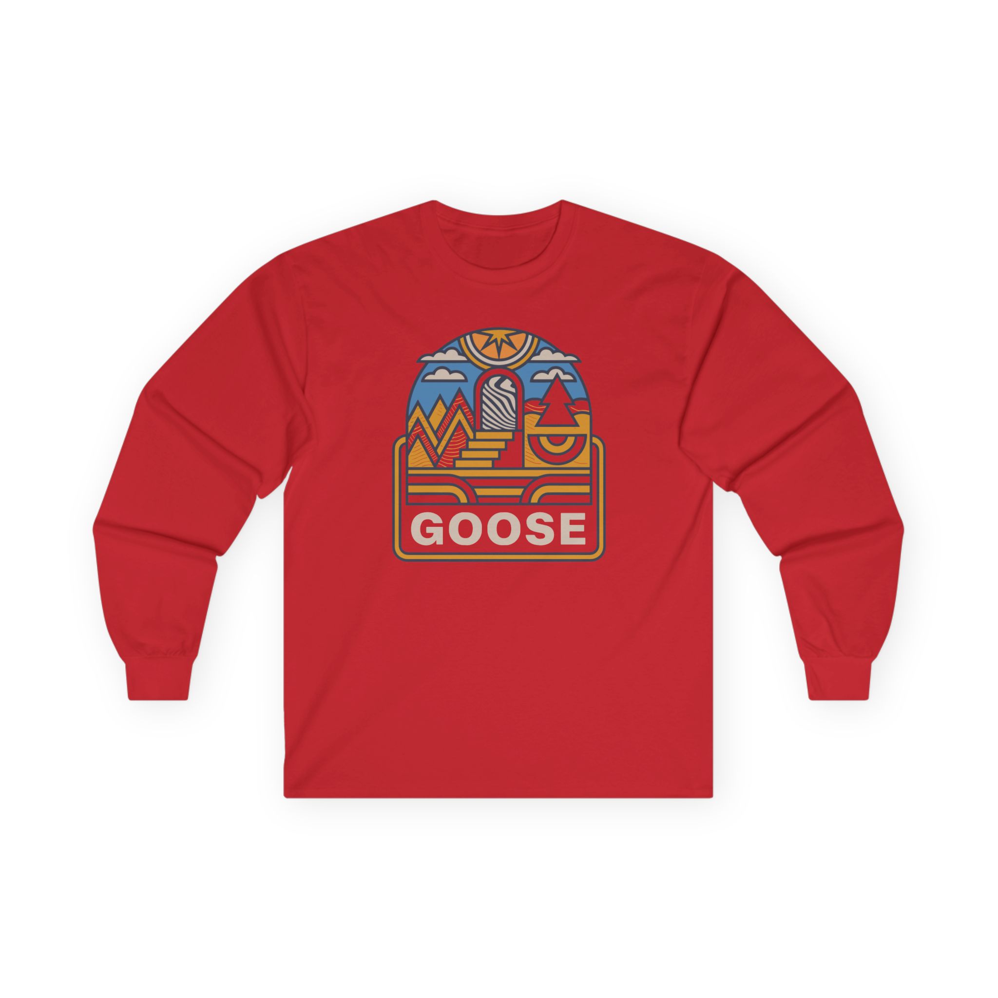 Goose Trippy Staircase Unisex Ultra Cotton Long Sleeve Tee