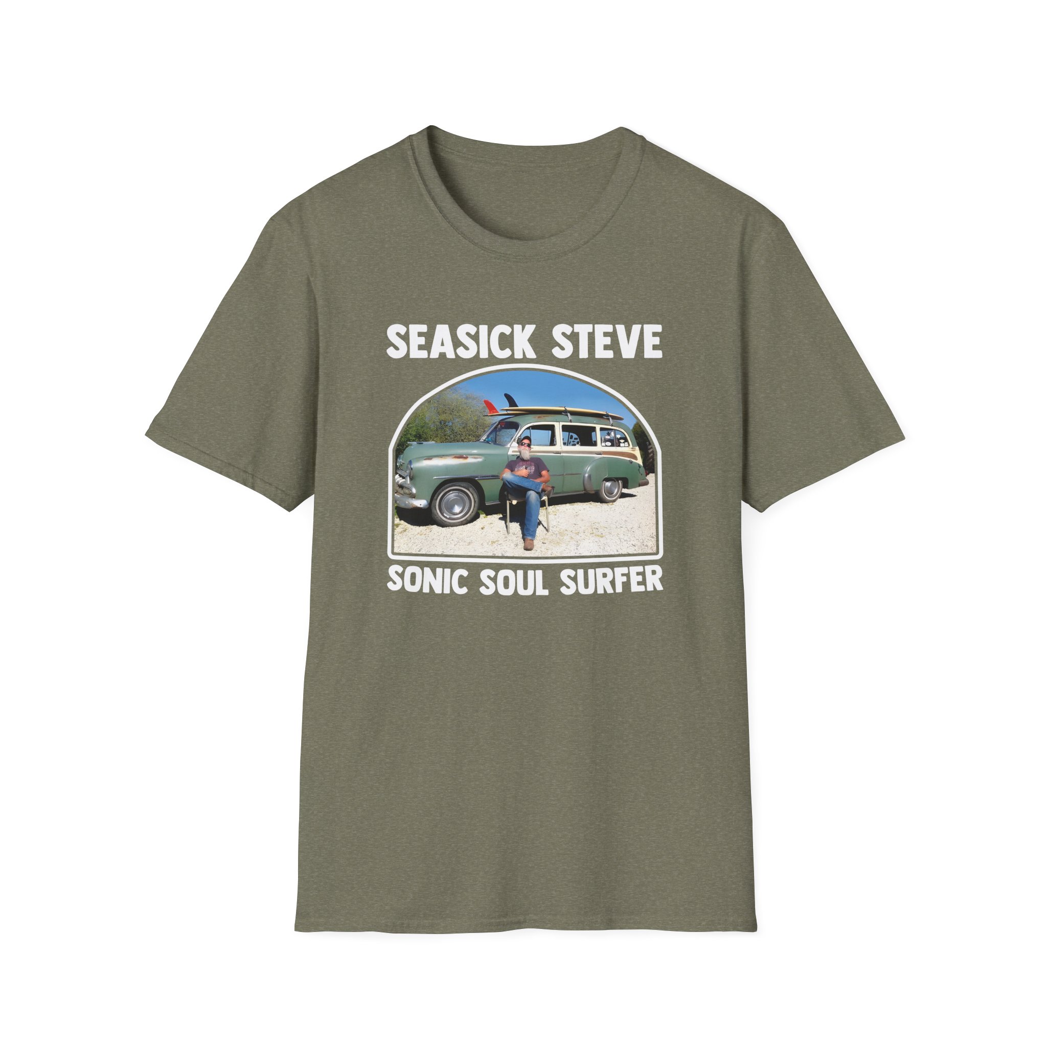 Seasick Steve Sonic Soul Surfer Unisex Softstyle T-Shirt