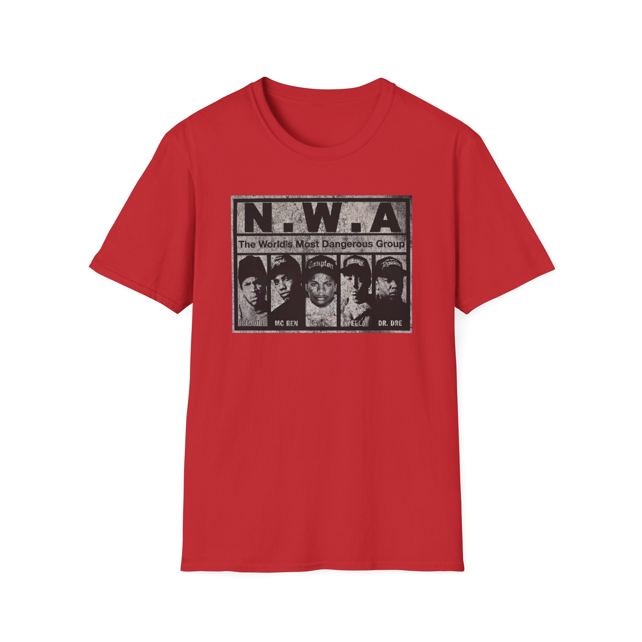 NWA The World's Most Dangerous Group Unisex Softstyle T-Shirt