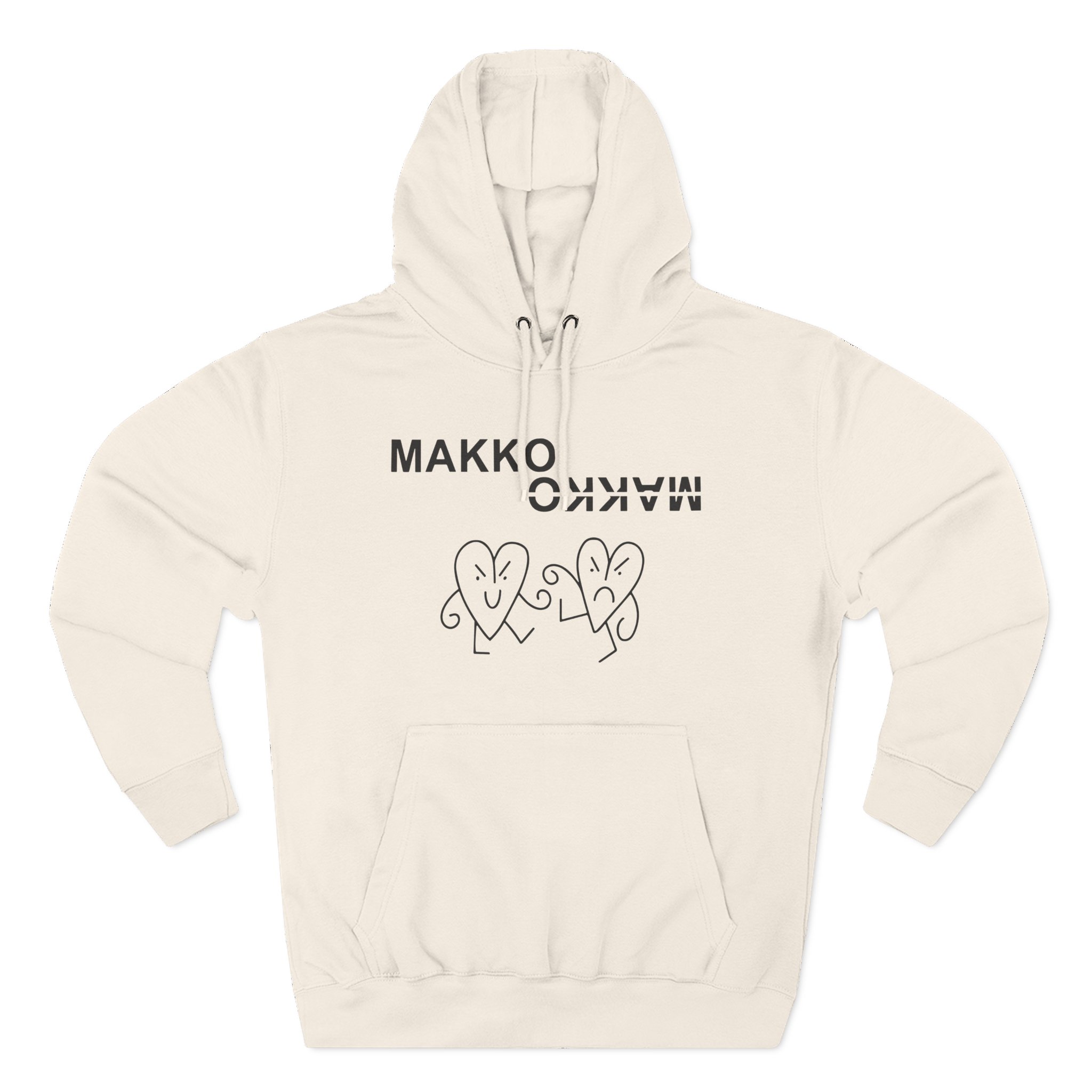 Makko Three-Panel Fleece Hoodie