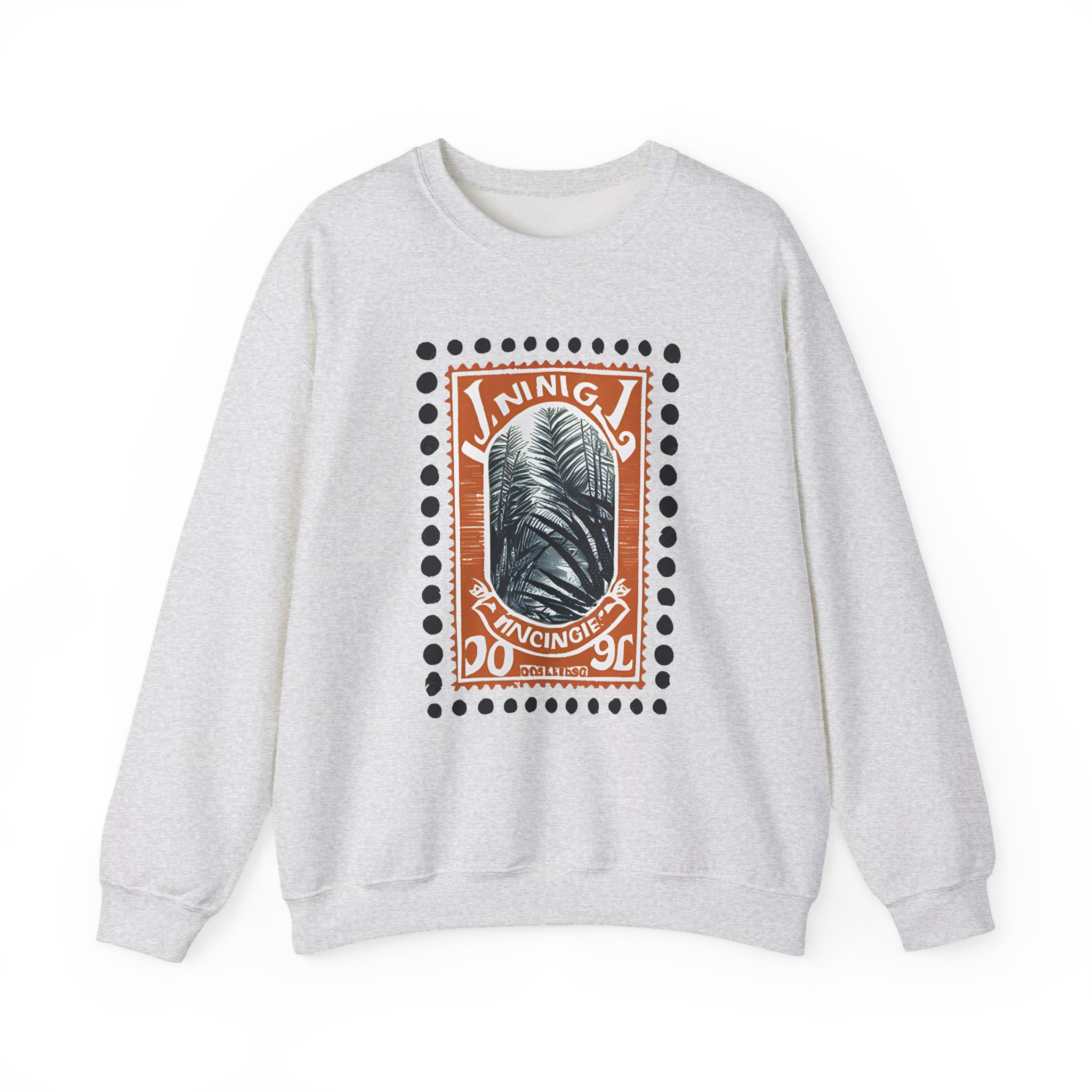 Jungle / Volcano Paradise Stamp Unisex Heavy Blendâ„¢ Crewneck Sweatshirt
