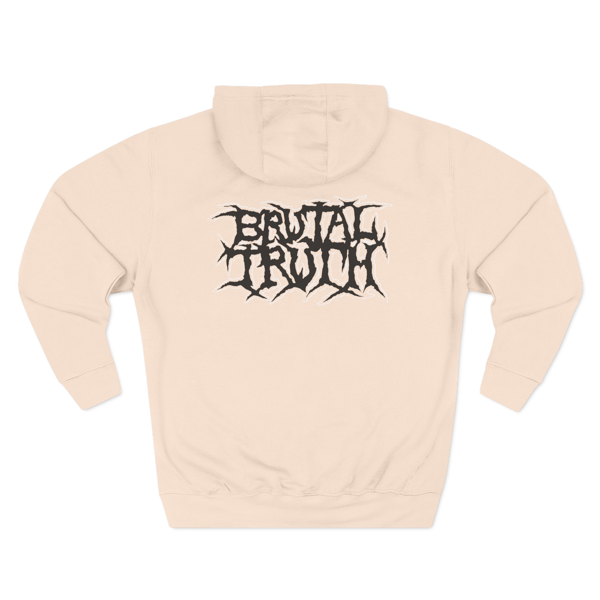 Brutal Truth I Weed Grind Three-Panel Fleece Hoodie