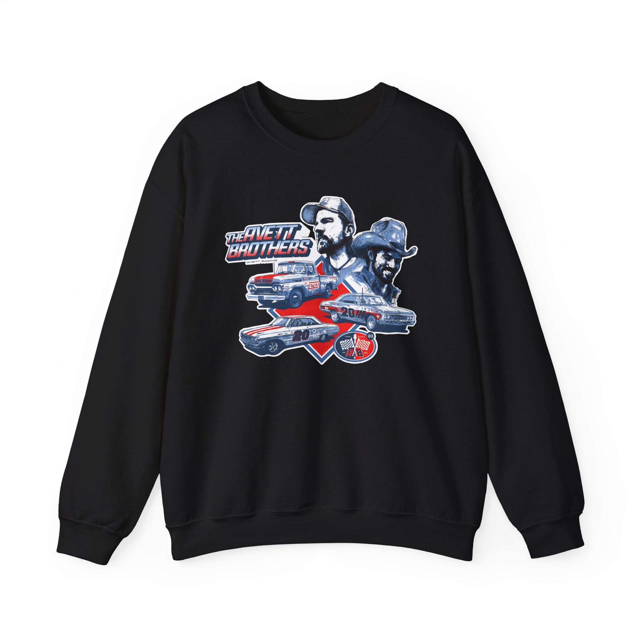 Avett Brothers Vintage Car Unisex Heavy Blendâ„¢ Crewneck Sweatshirt