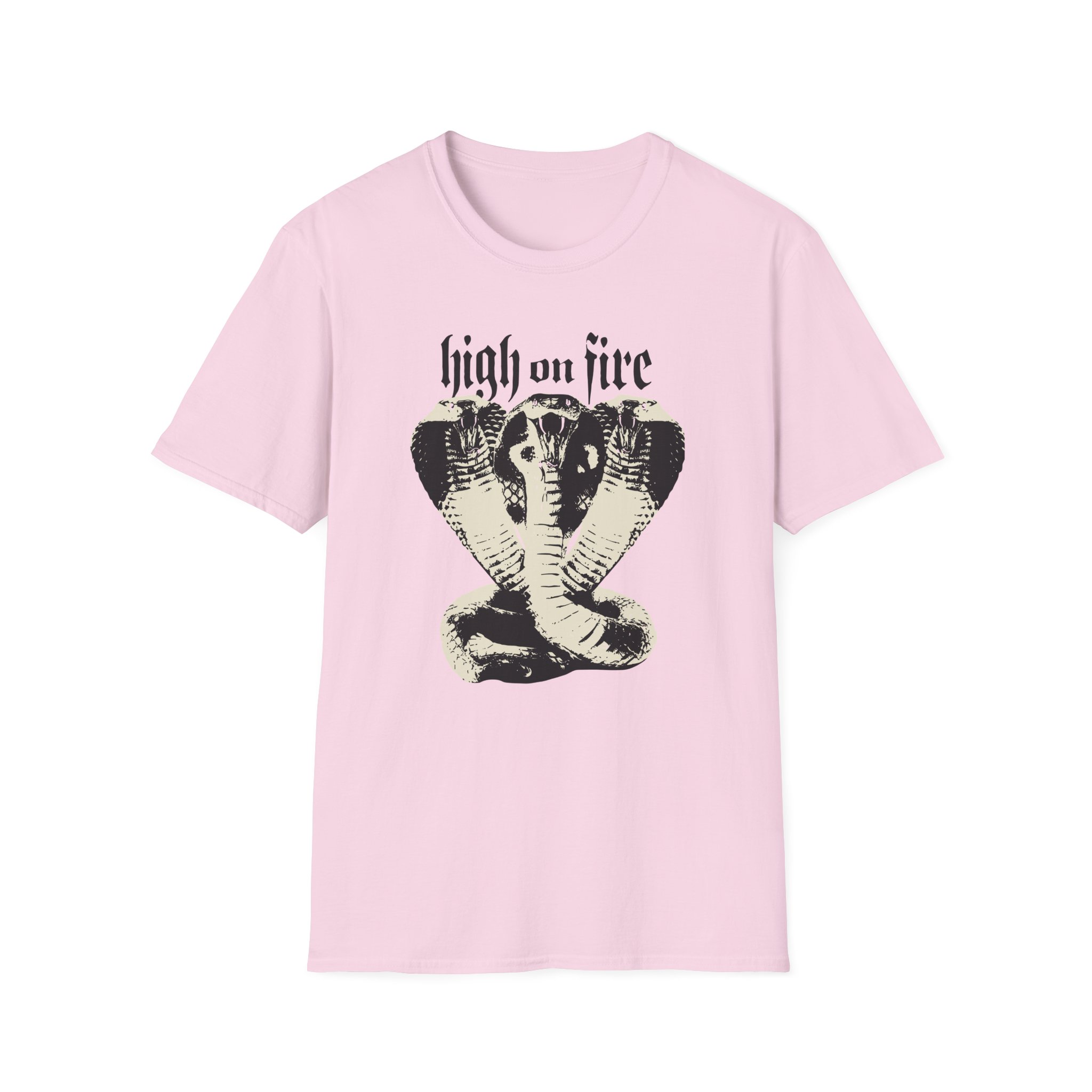 High on Fire Branca Snakes Unisex Softstyle T-Shirt