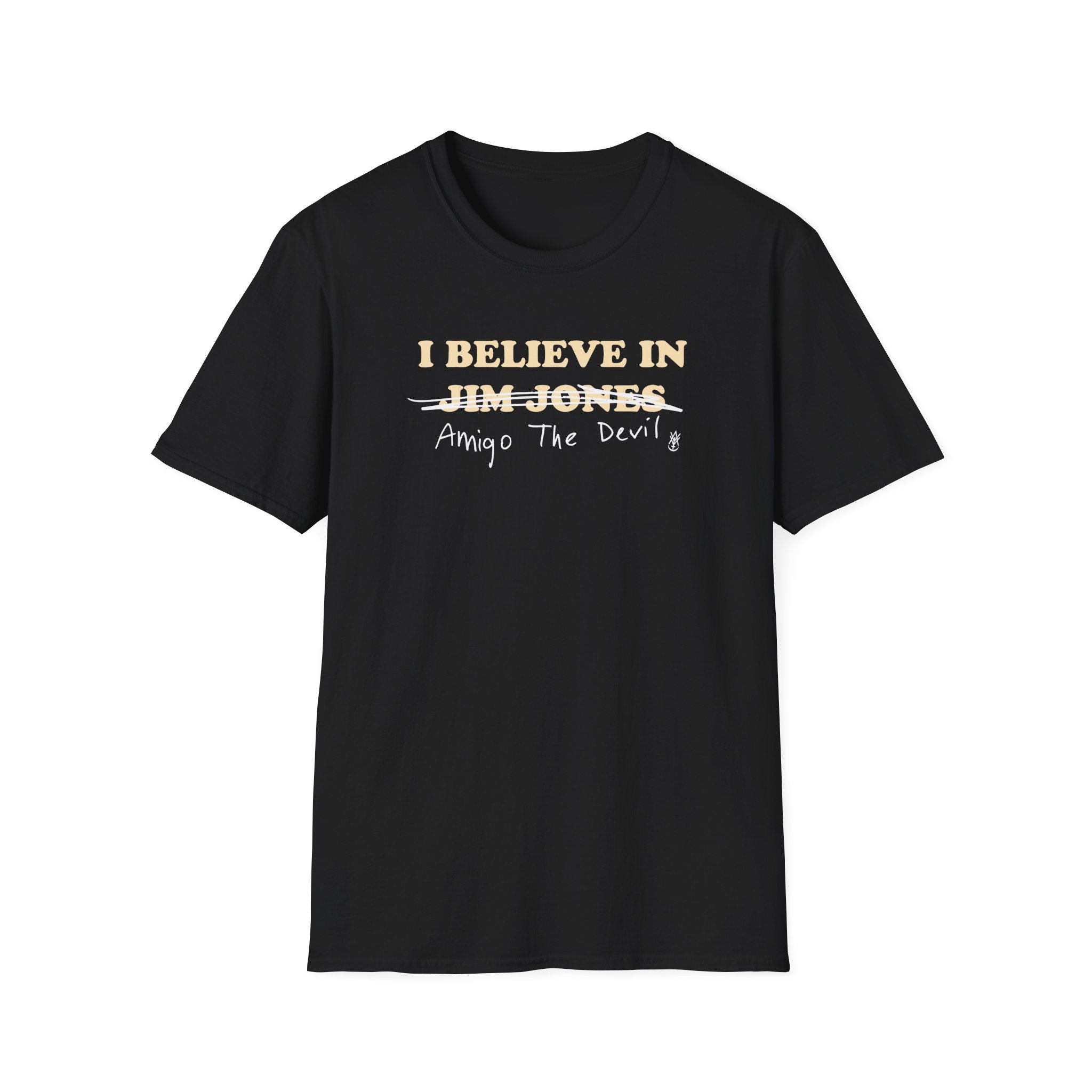 Amigo The Devil I Believe In Jim Jones Unisex Softstyle T-Shirt