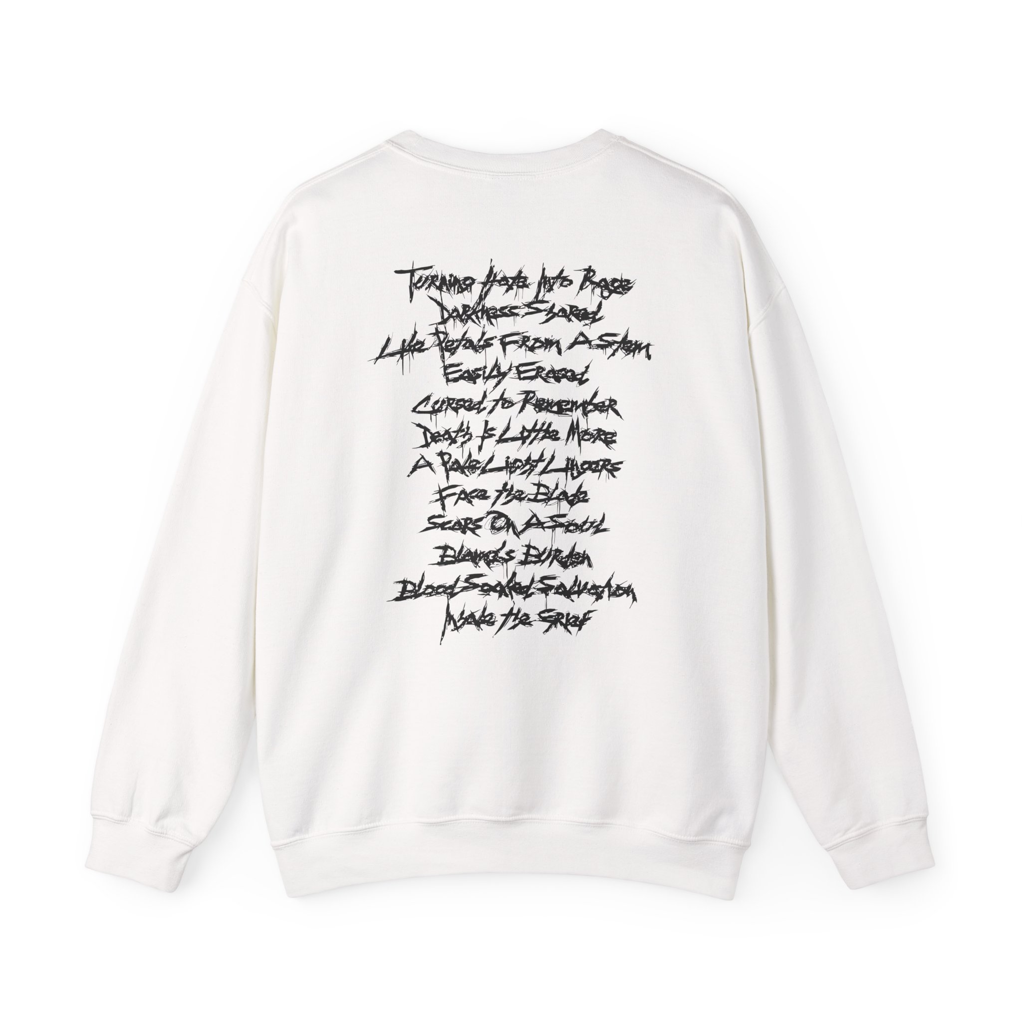 Boundaries Dilm Tracklist Unisex Heavy Blendâ„¢ Crewneck Sweatshirt