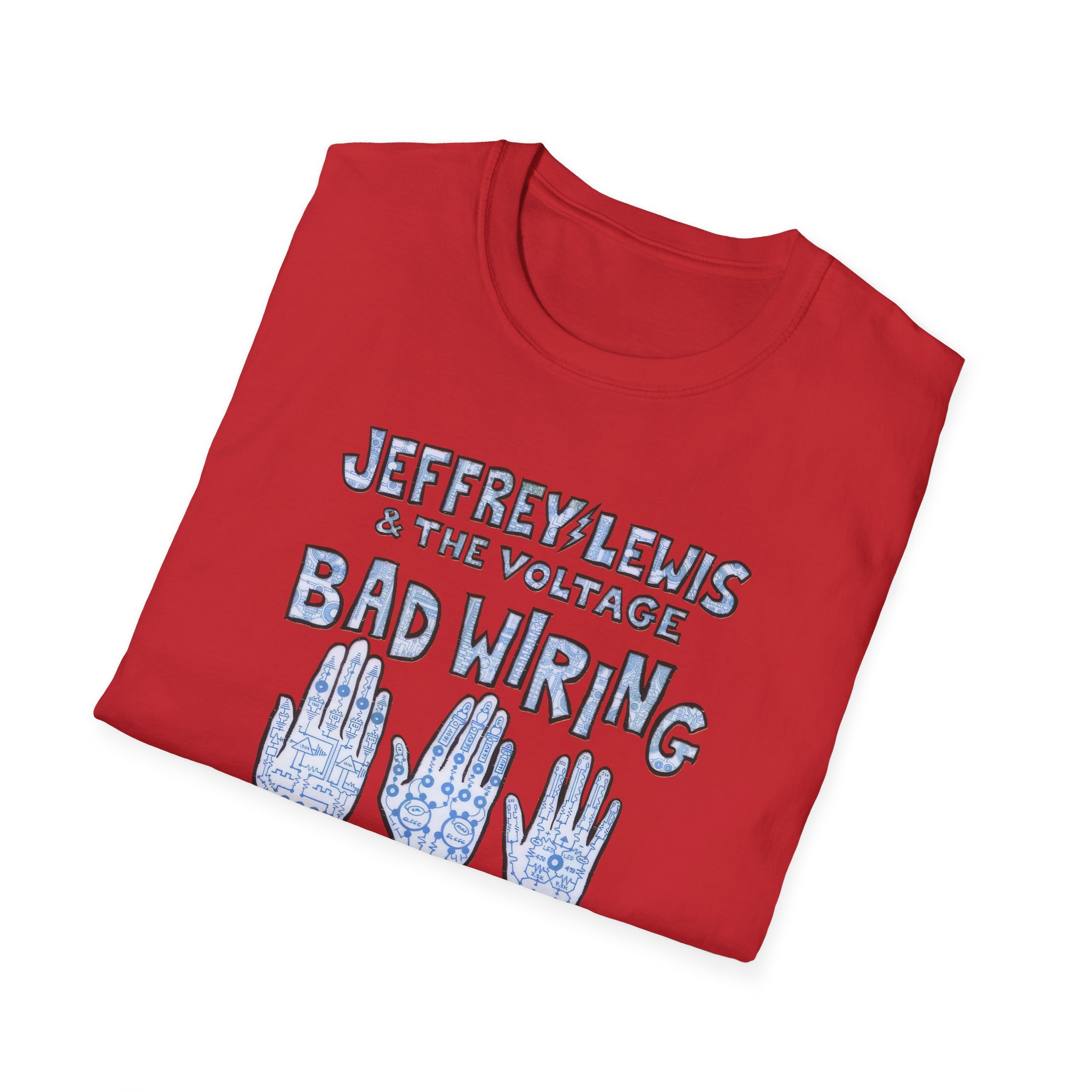 Jeffrey Lewis Bad Wiring 12" Unisex Softstyle T-Shirt