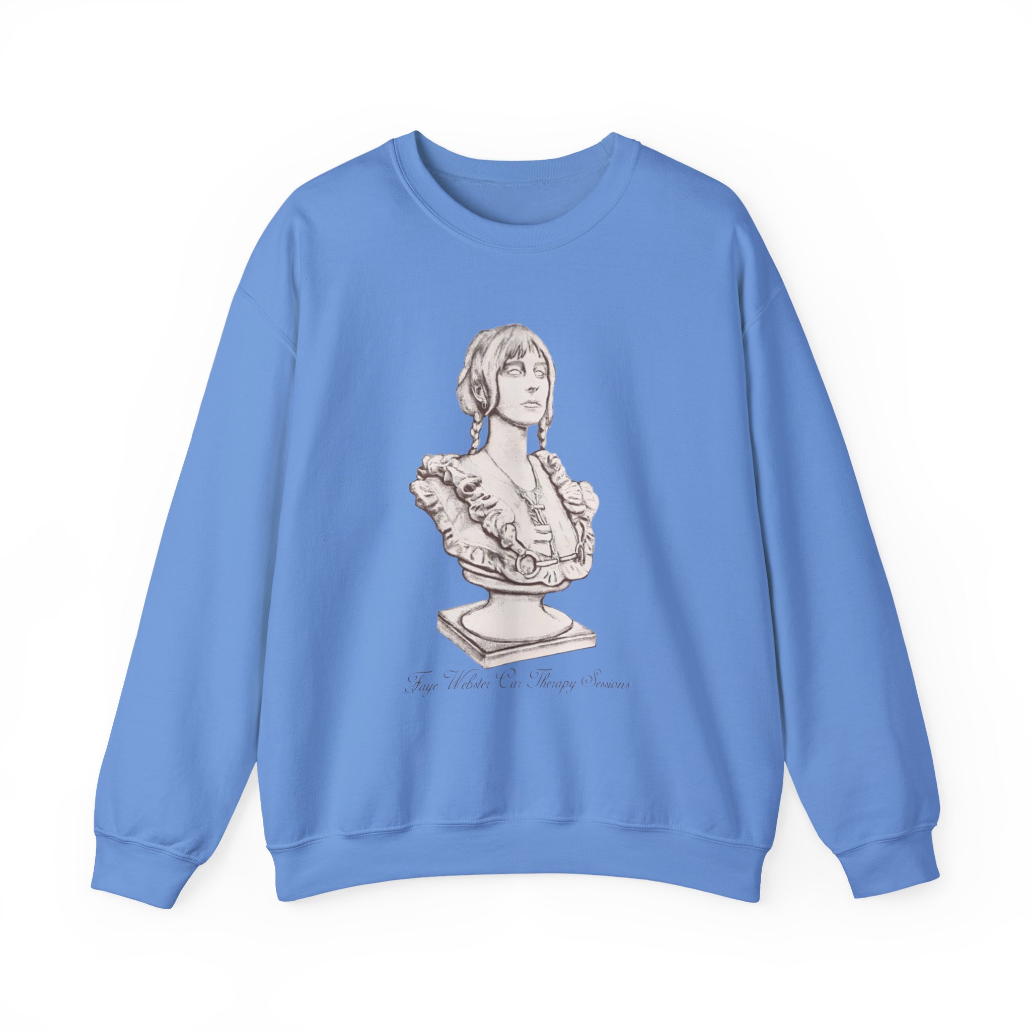 Faye Webster Car Therapy Sessions Bust Unisex Heavy Blendâ„¢ Crewneck Sweatshirt