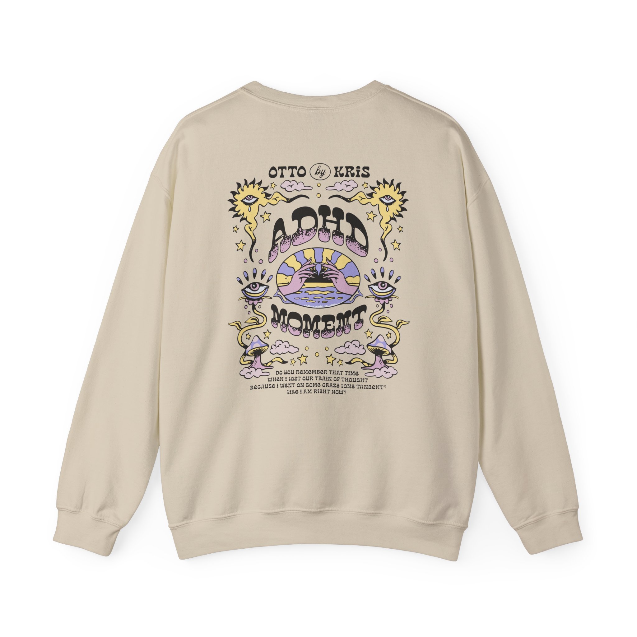 Kallmekris Adhd Moment Unisex Heavy Blendâ„¢ Crewneck Sweatshirt