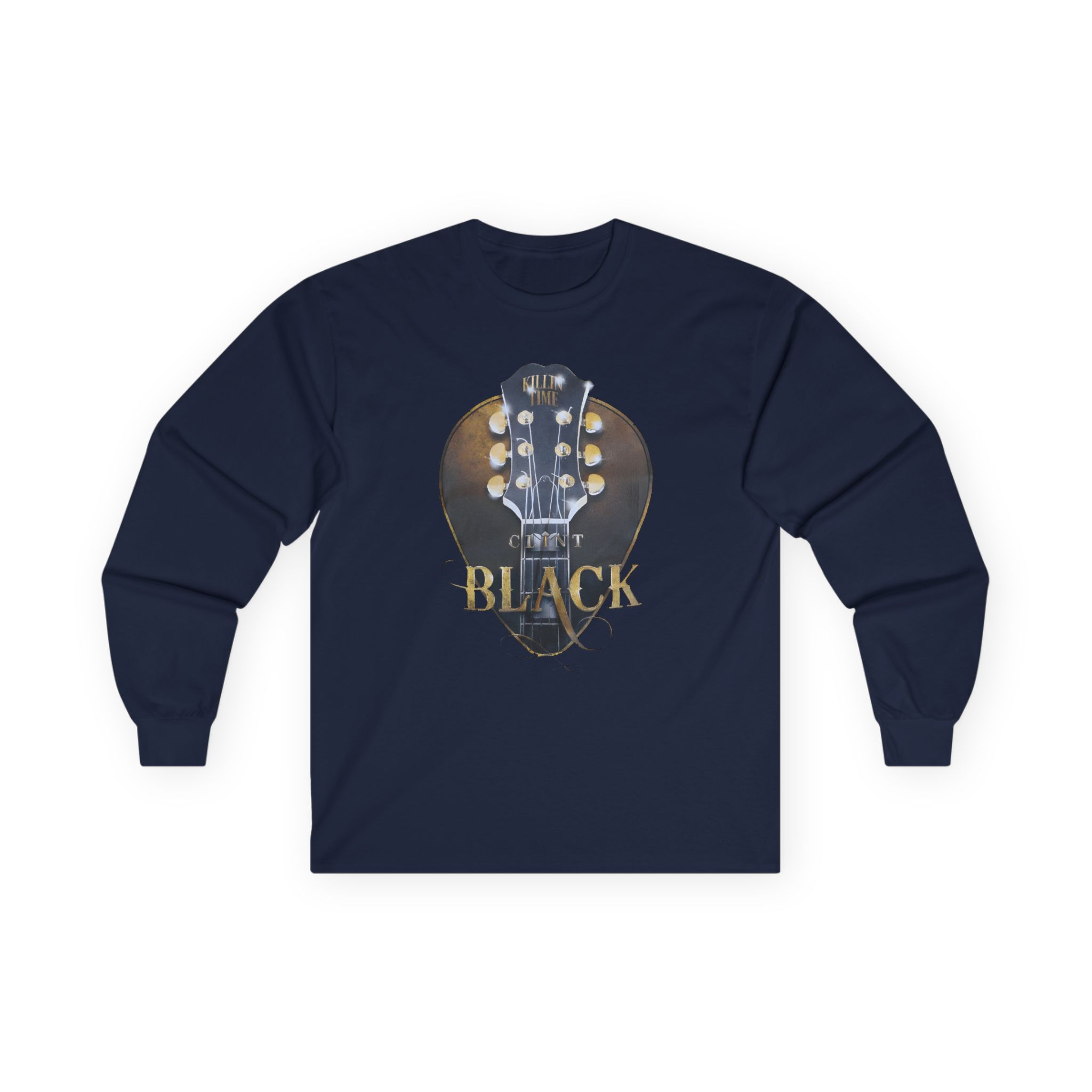 Clint Black Headstock Unisex Ultra Cotton Long Sleeve Tee