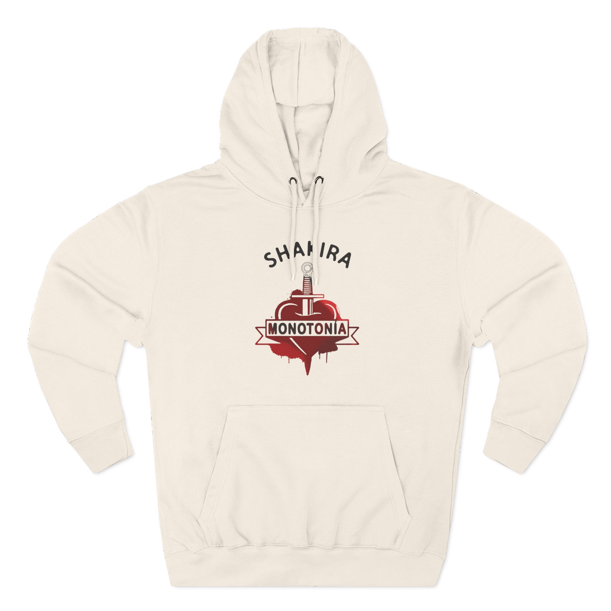 Shakira MonotonĂa Three-Panel Fleece Hoodie