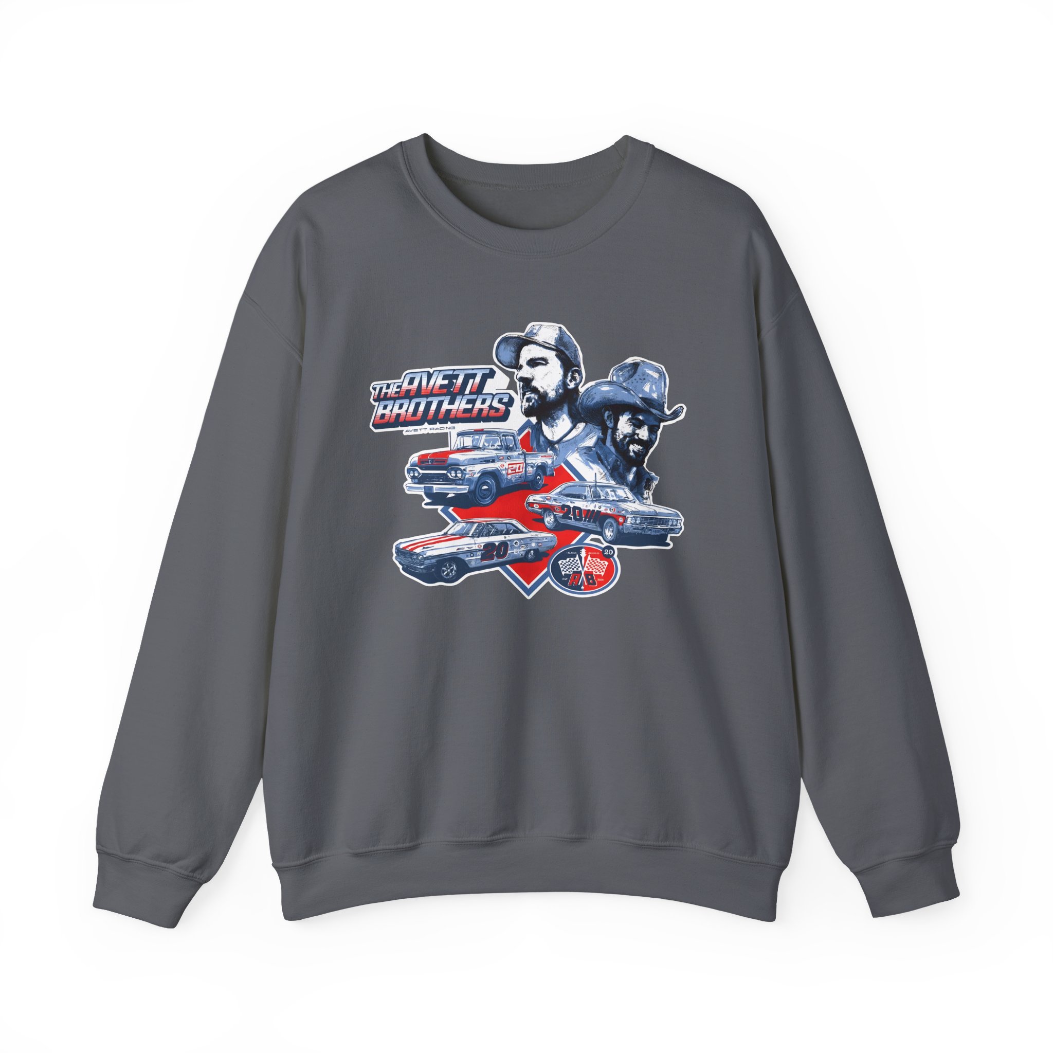 Avett Brothers Vintage Car Unisex Heavy Blendâ„¢ Crewneck Sweatshirt