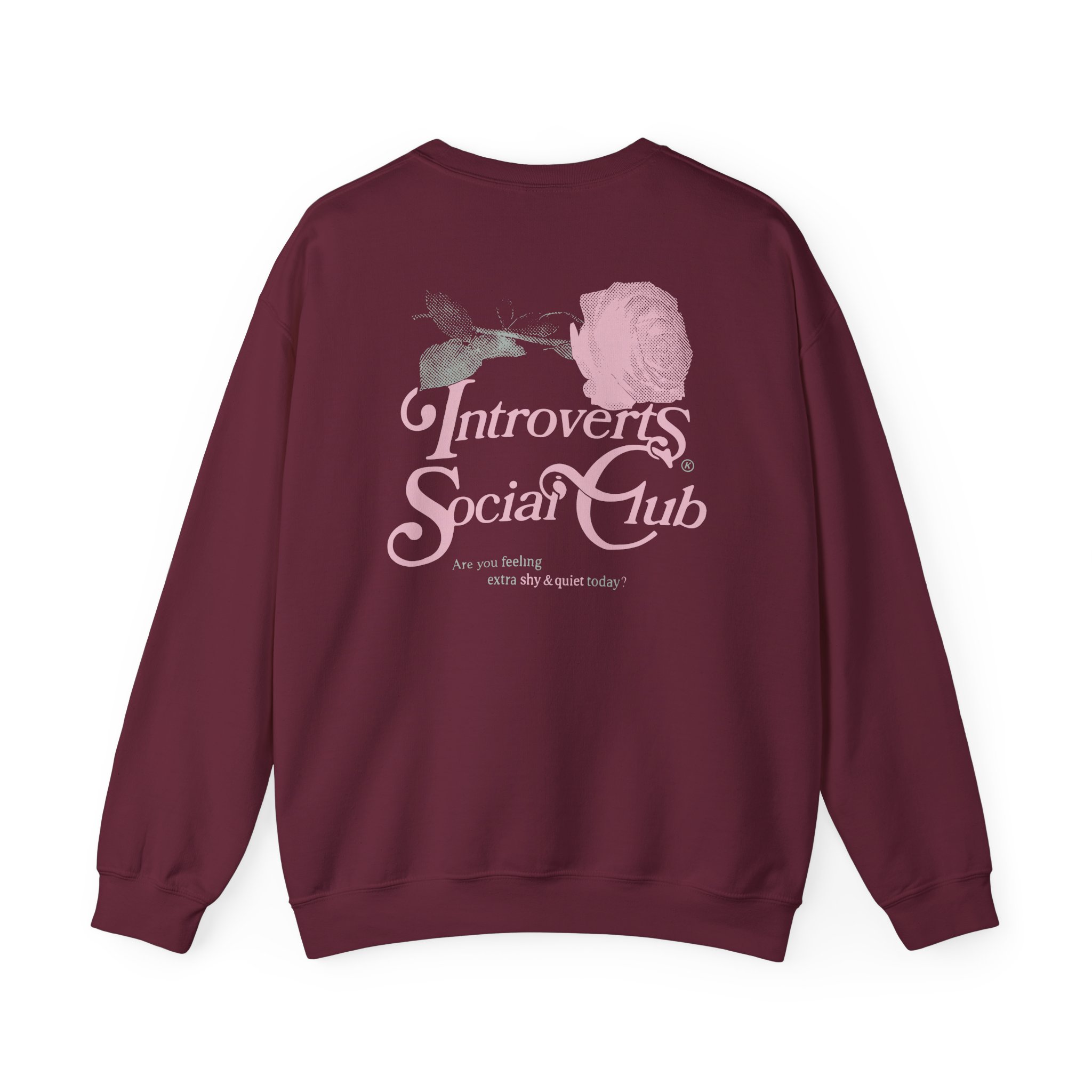 Kallmekris Introverts Social Club Unisex Heavy Blendâ„¢ Crewneck Sweatshirt