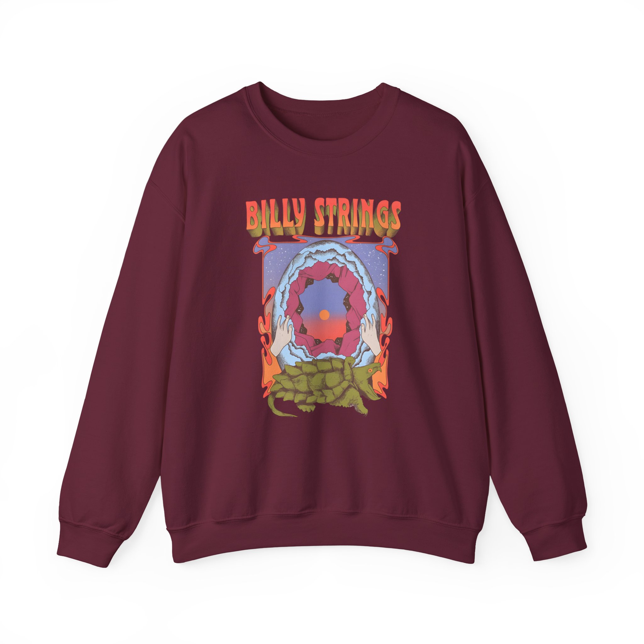Billy Strings Snapping Turtle Unisex Heavy Blendâ„¢ Crewneck Sweatshirt