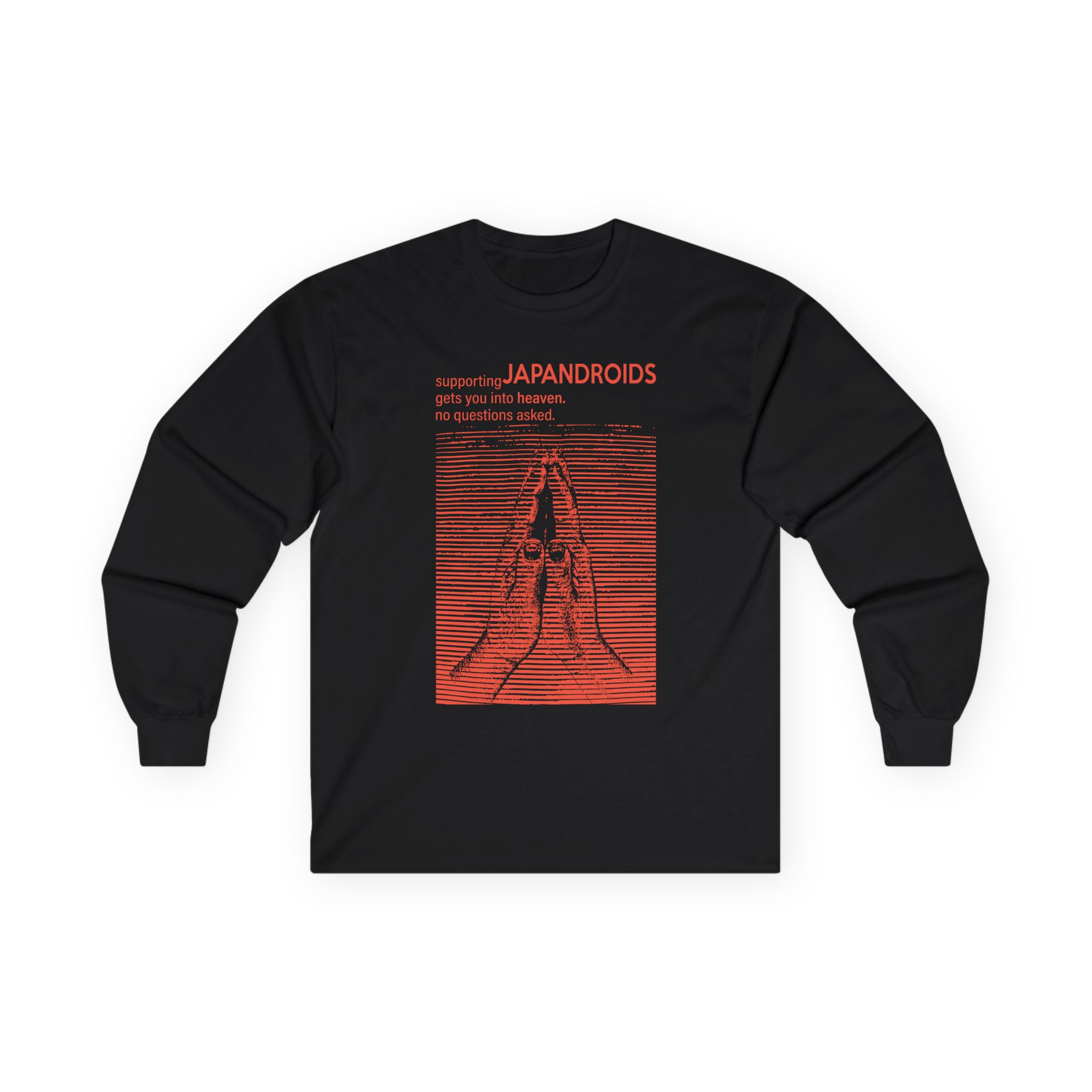 Supporting Japandroids Gets You Into Heaven No Questions Asked Unisex Ultra Cotton Long Sleeve Tee