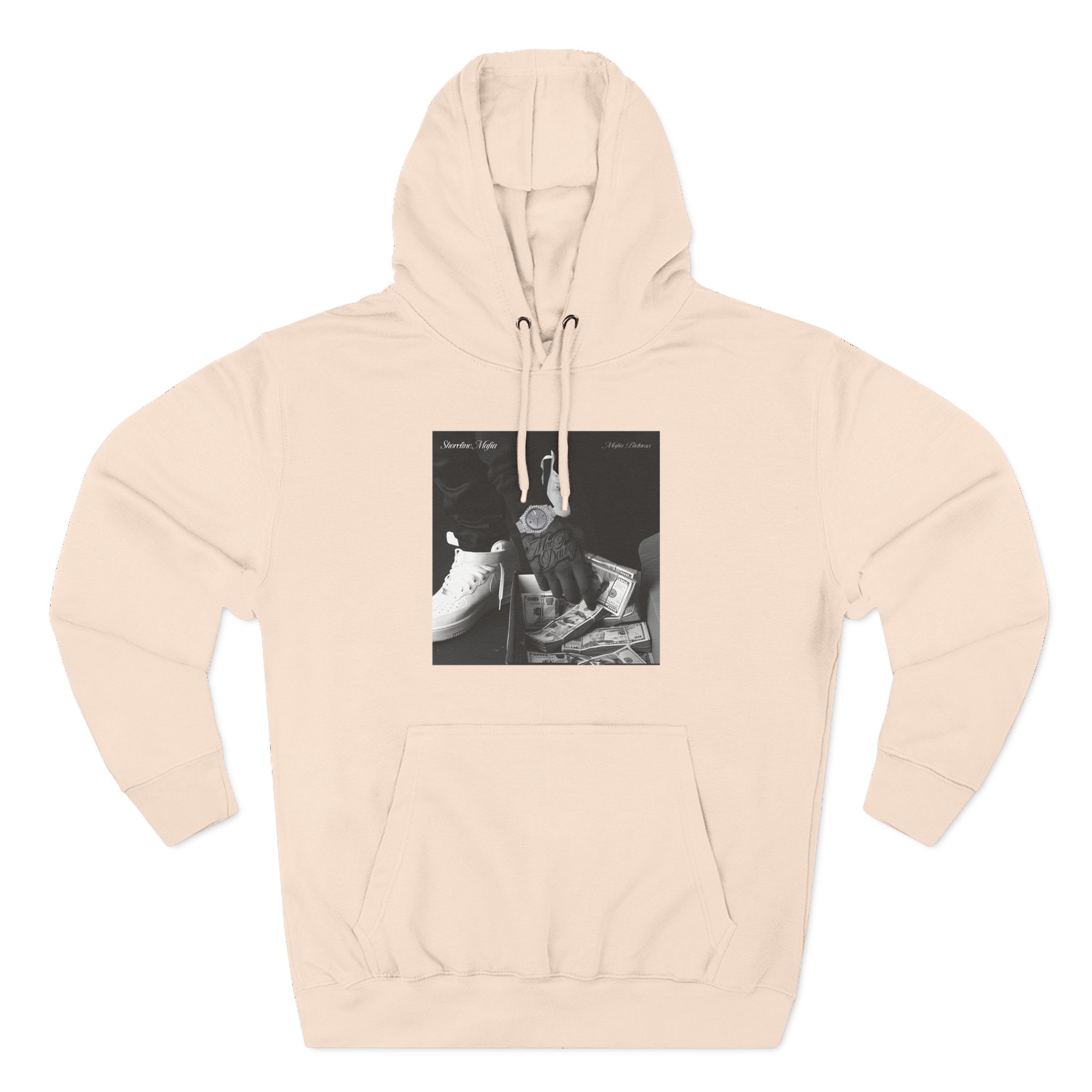 Shoreline Mafia Album Cover Three-Panel Fleece Hoodie