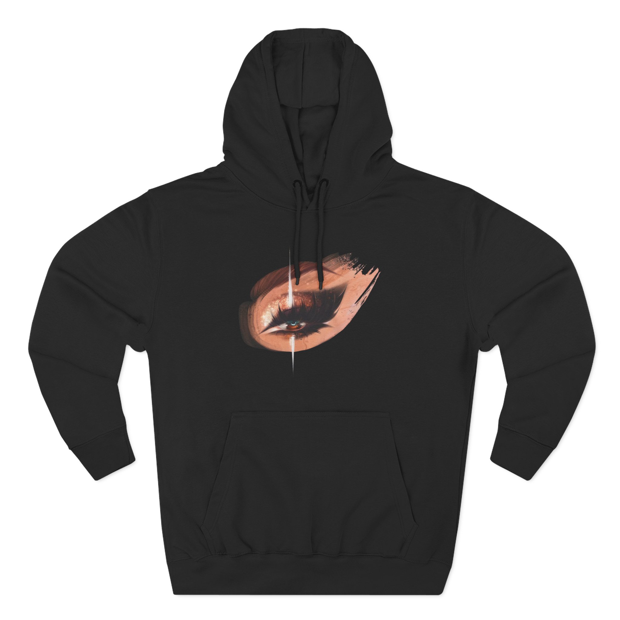 Anetra Iconic Eye Three-Panel Fleece Hoodie