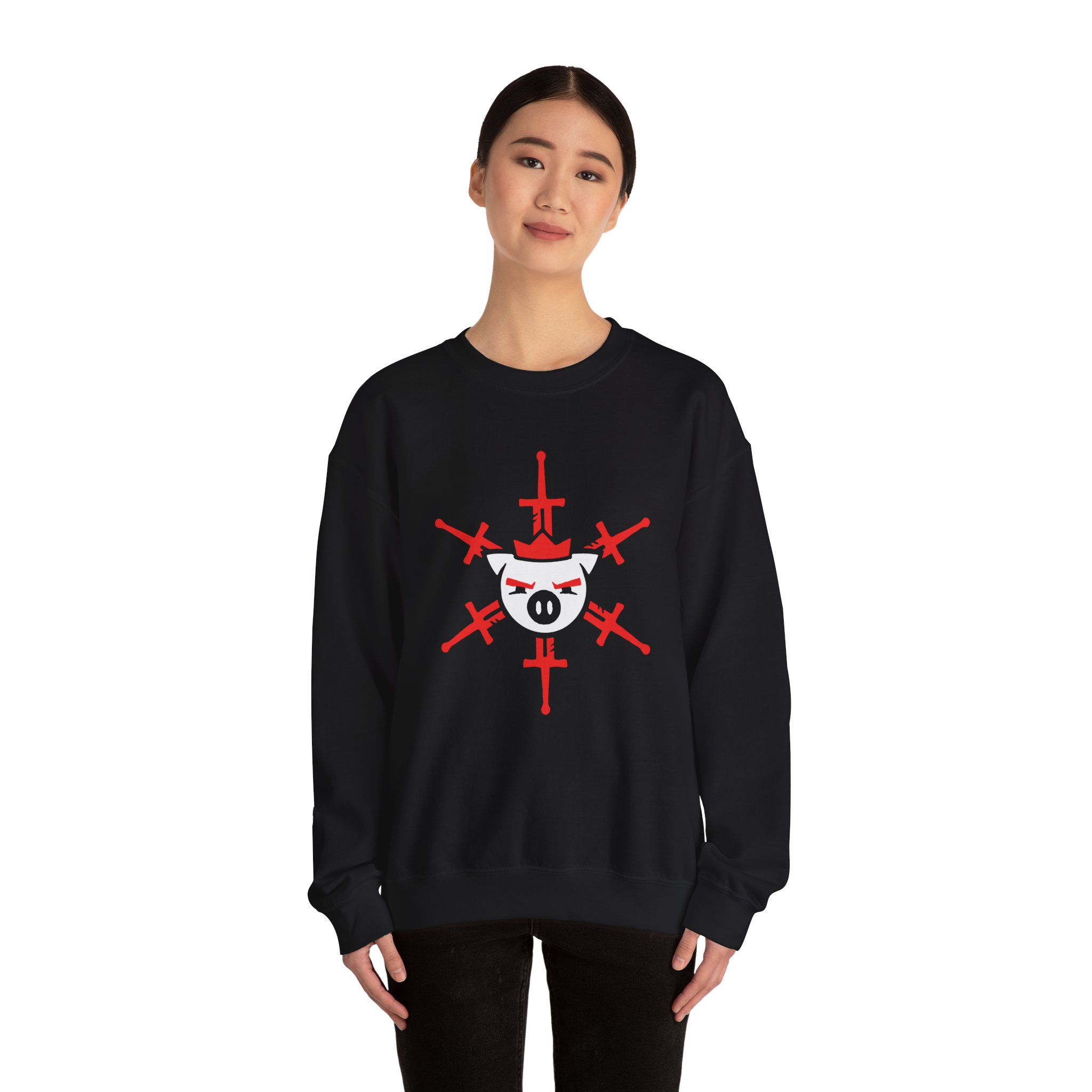 Technoblade Swordflake Unisex Heavy Blendâ„¢ Crewneck Sweatshirt