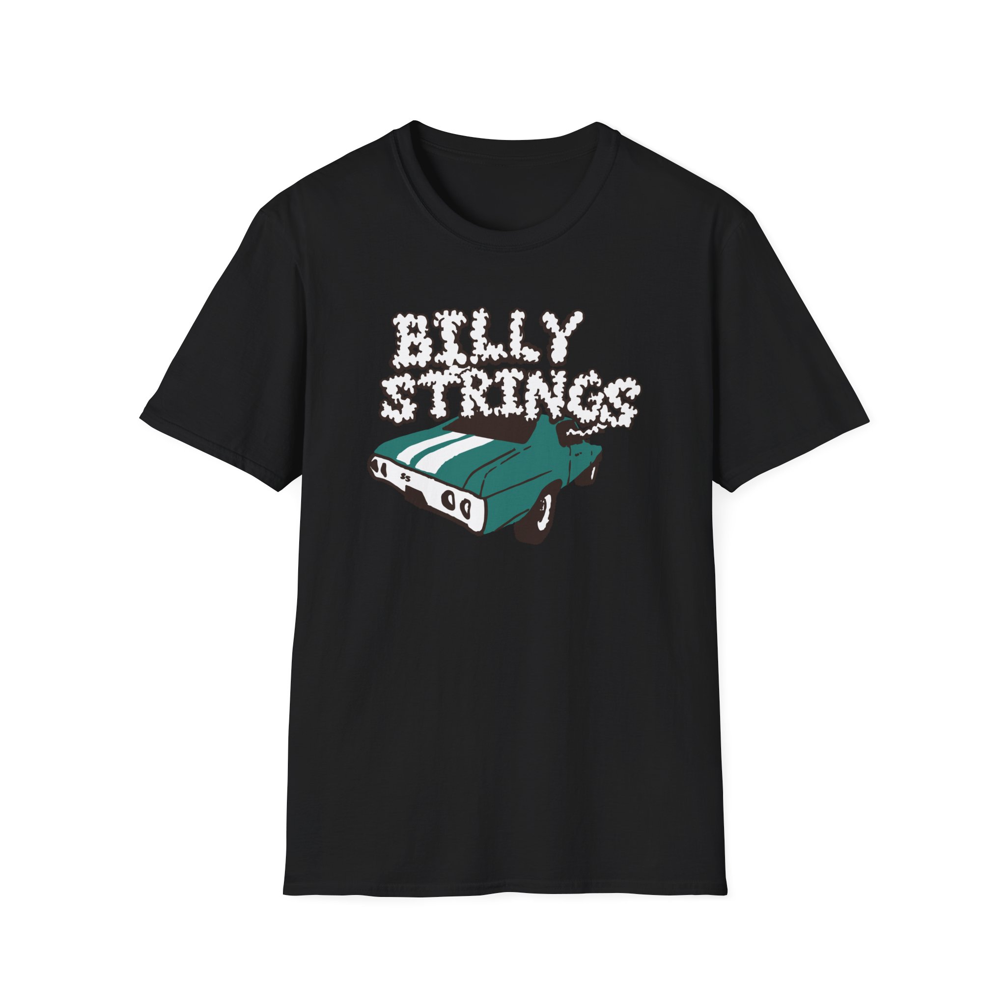 Billy Strings Imogene + Willie X Billy Strings Highway Prayers Green Car Unisex Softstyle T-Shirt