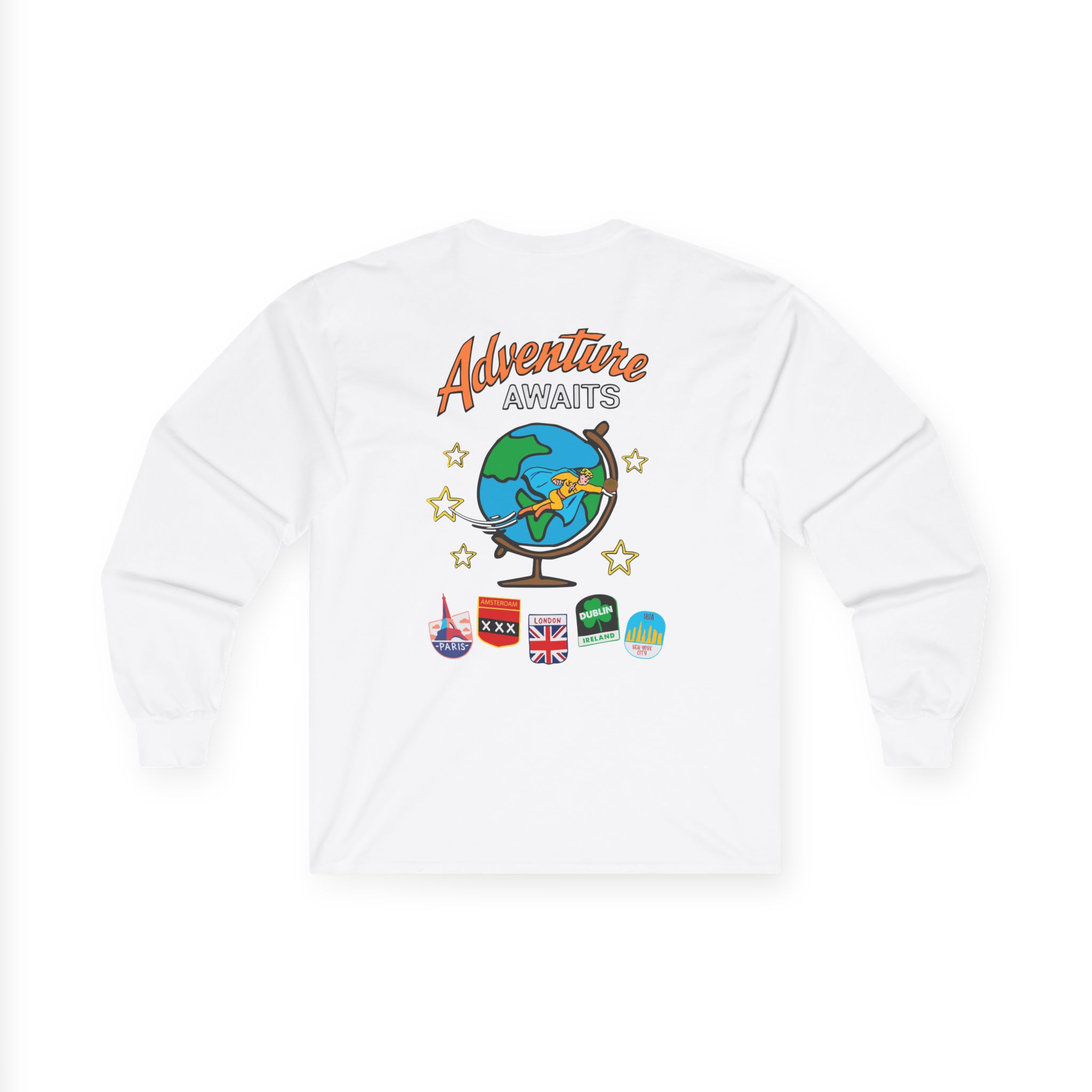 Ryan Trahan One Cent Adventure Awaits Travel Club Unisex Ultra Cotton Long Sleeve Tee